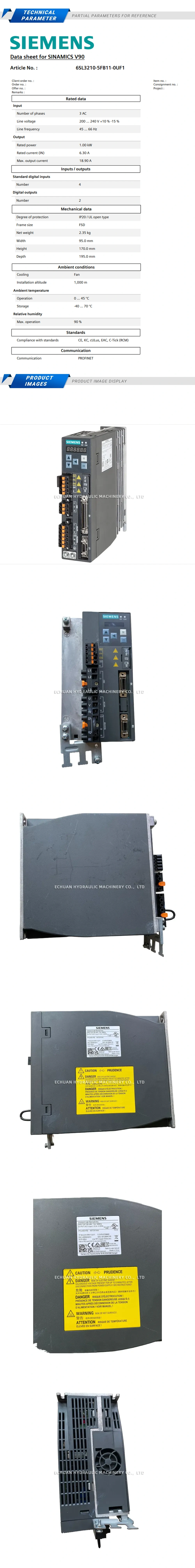 Siemens 6SL3210-5FB11-0UF1 Description