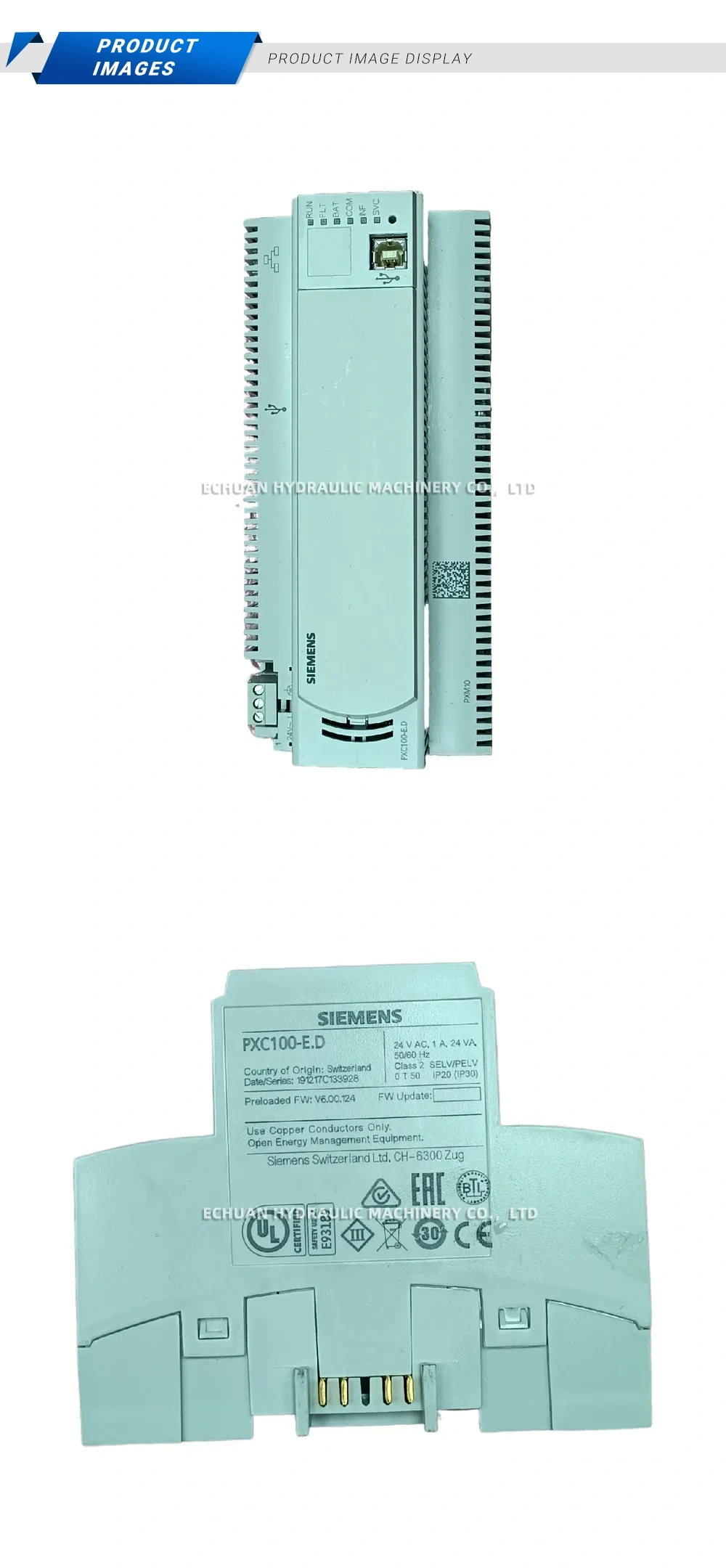 Siemens PXC100-E.D Open Energy Management Equipment Description