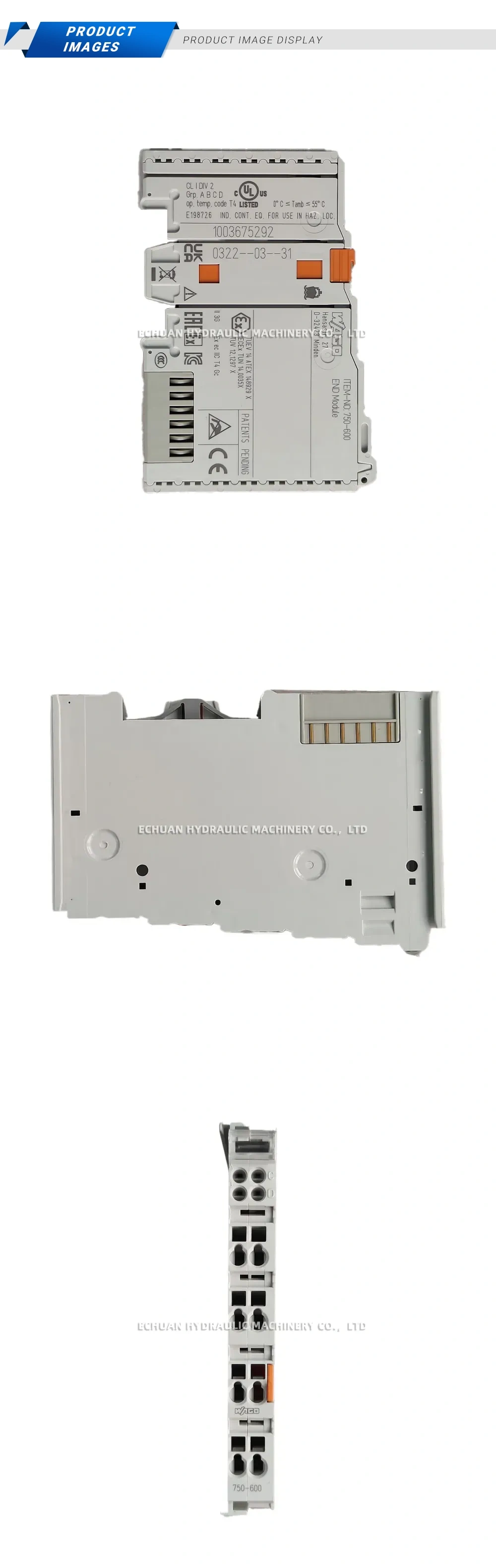 Wago 750-600 Terminal module Description