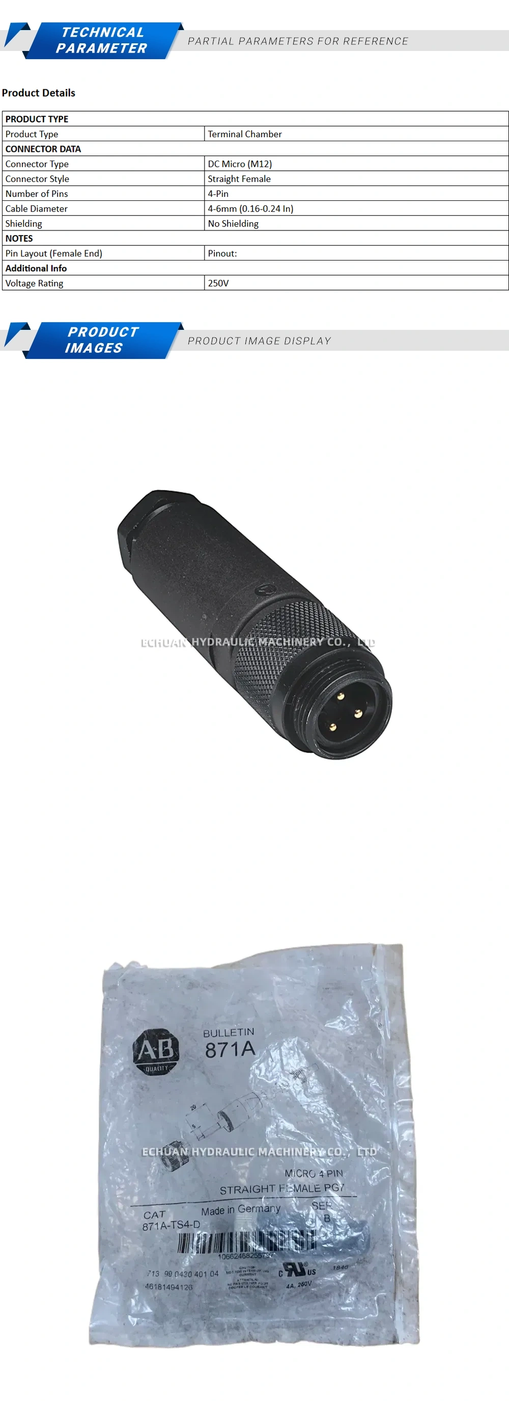 Allen-Bradley 871A-TS4-D Description