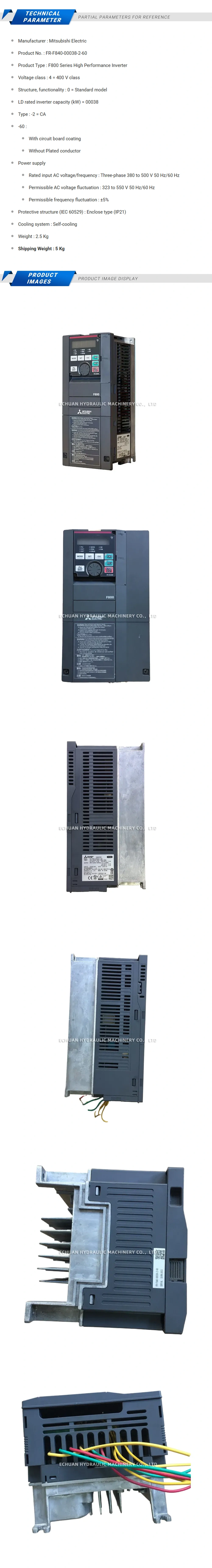 Mitsubishi FR-F840-00038-2-60 Description