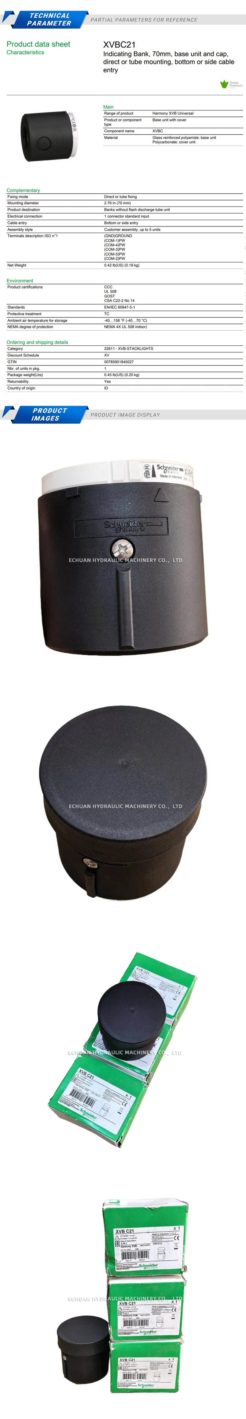 Schneider XVB C21 Description