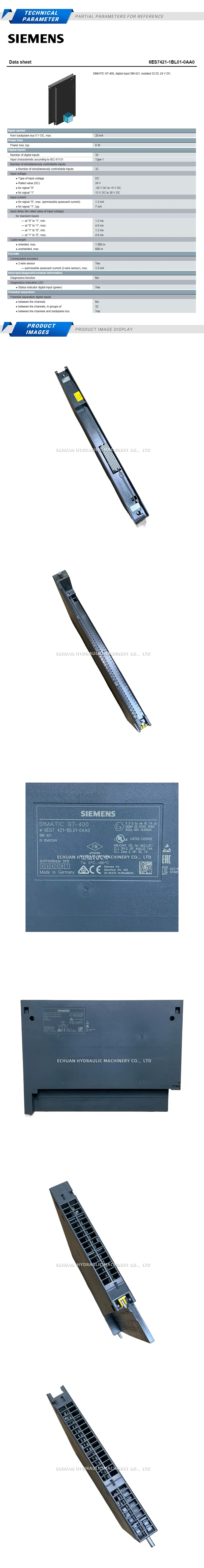 Siemens 6ES7 421-1BL01-0AA0 Description