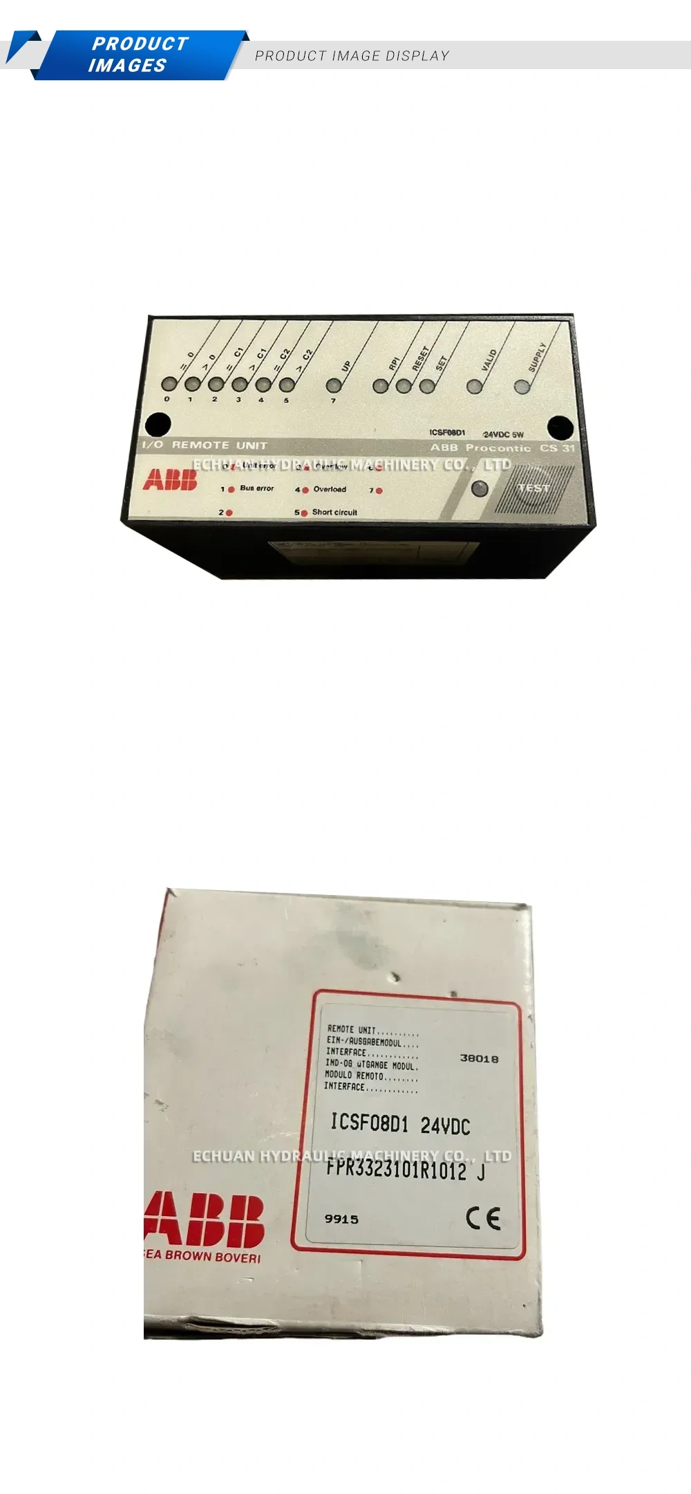 ABB ICSF08D1 I/O Remote Unit Description