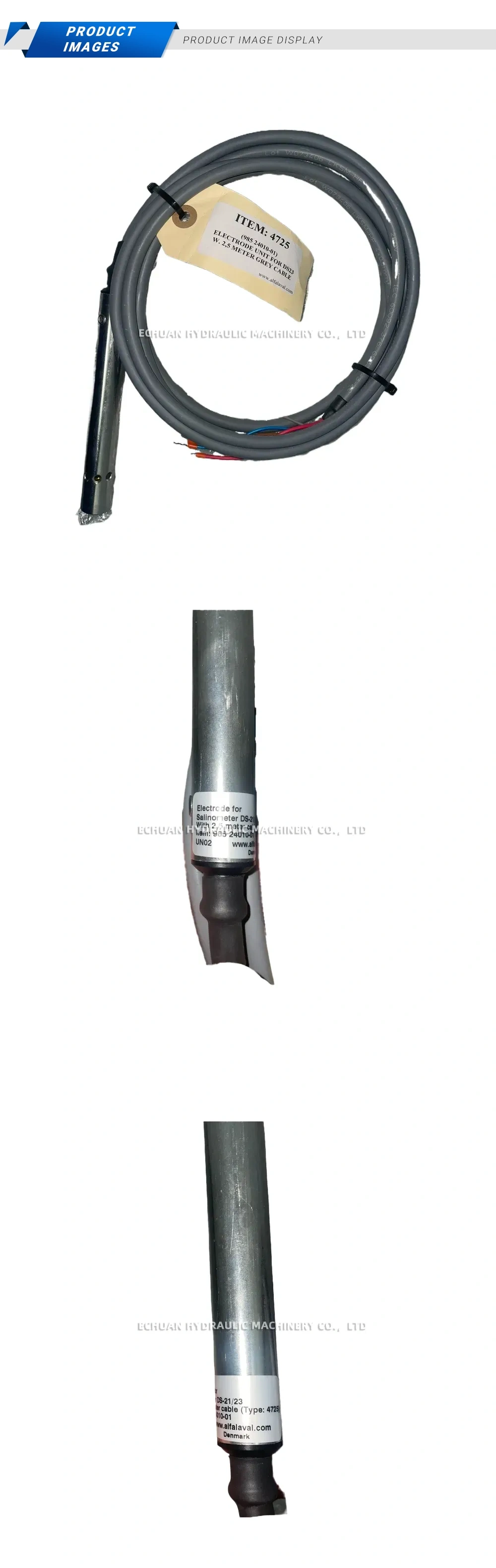 Alfa Laval 4725 (985 24010-01) Electrode Unit for Salinometer Description