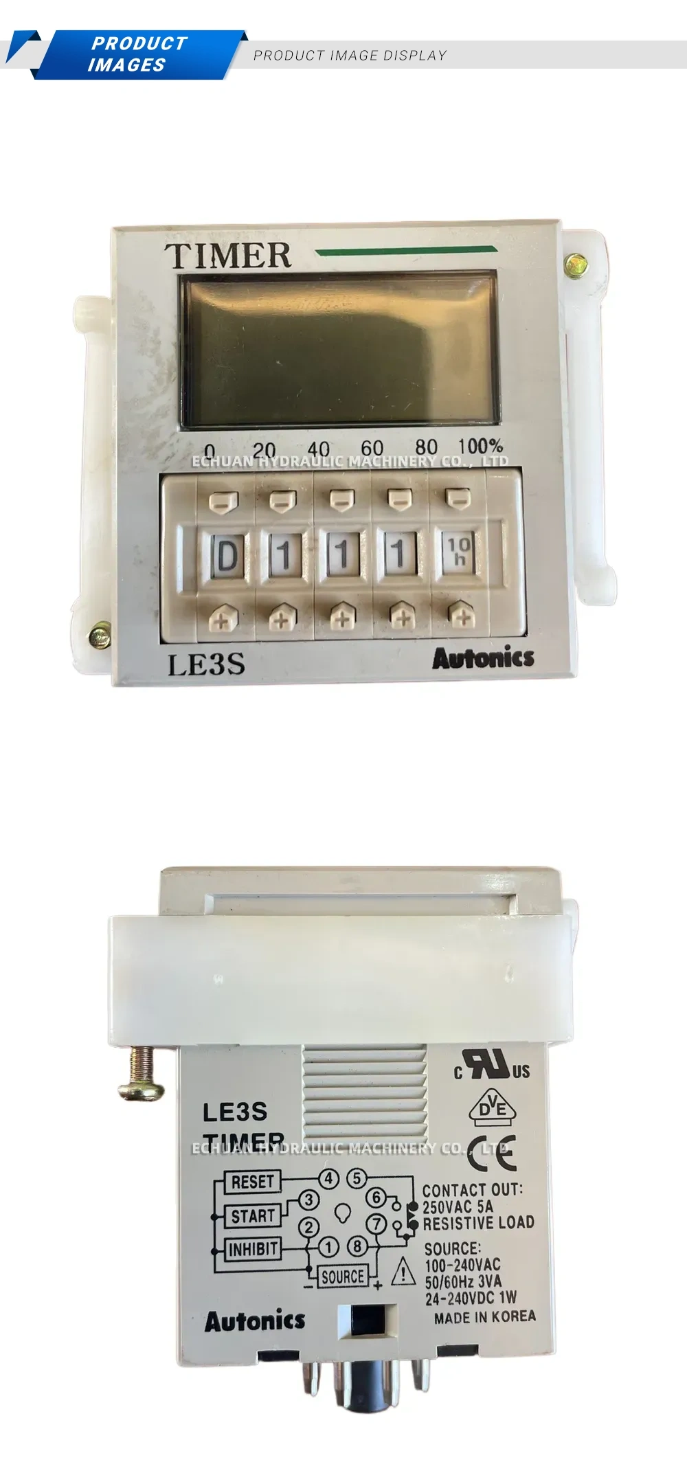 Autonics LE3S Digital Timer Description