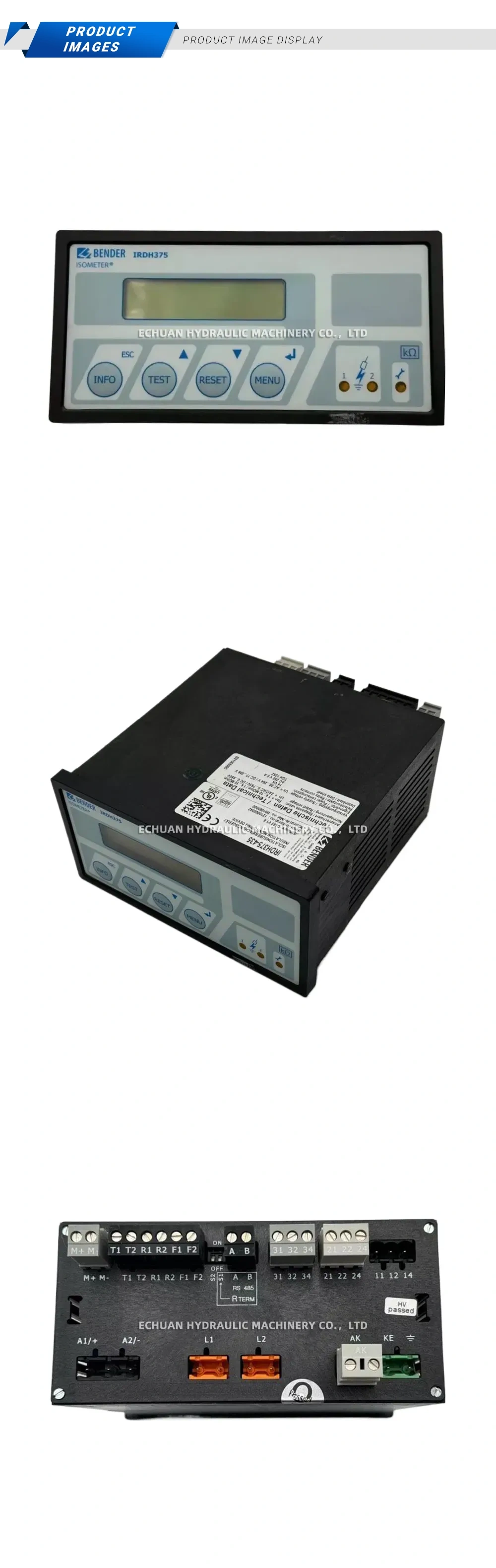 BENDER IRDH375-435 Insulation Monitoring Device Description