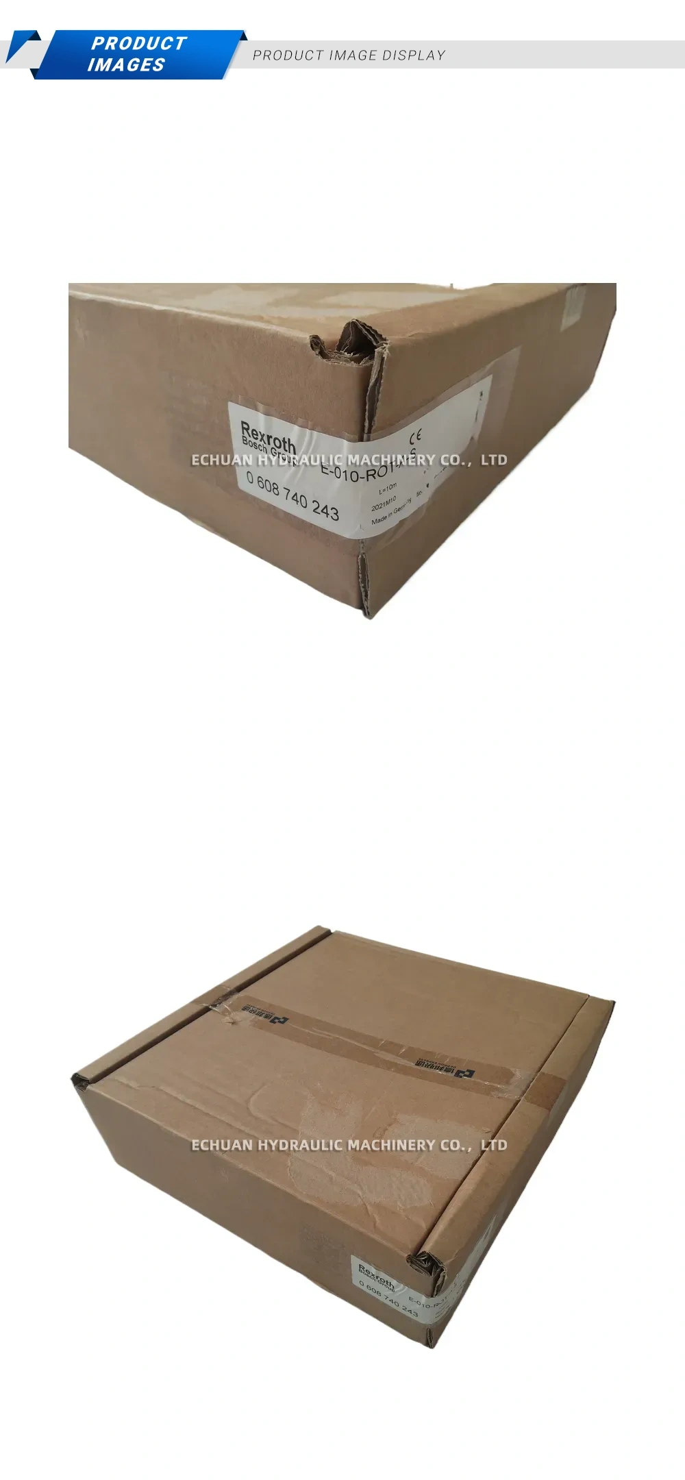 Bosch Rexroth E-010-ROT-A-S Spindle Cable Description