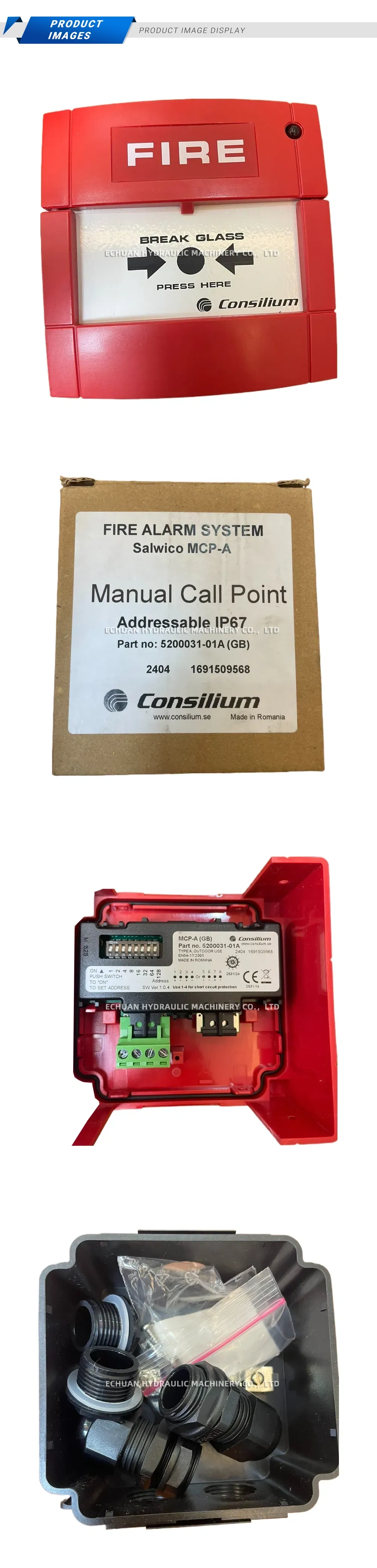 Consilium MCP-A (GB) Manual Call Point Description