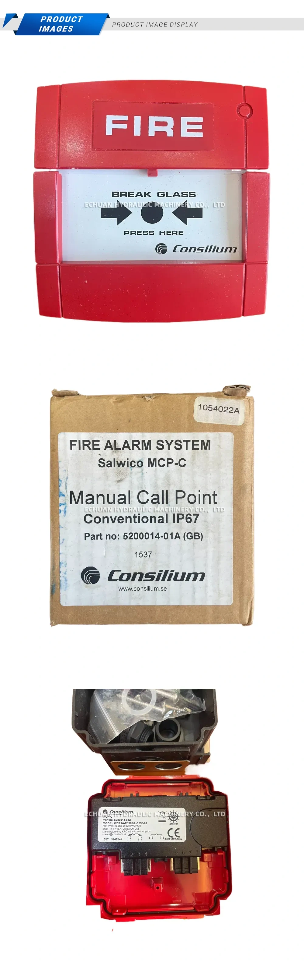 Consilium MCP-C / 5200014-01A Manual Call Point Description