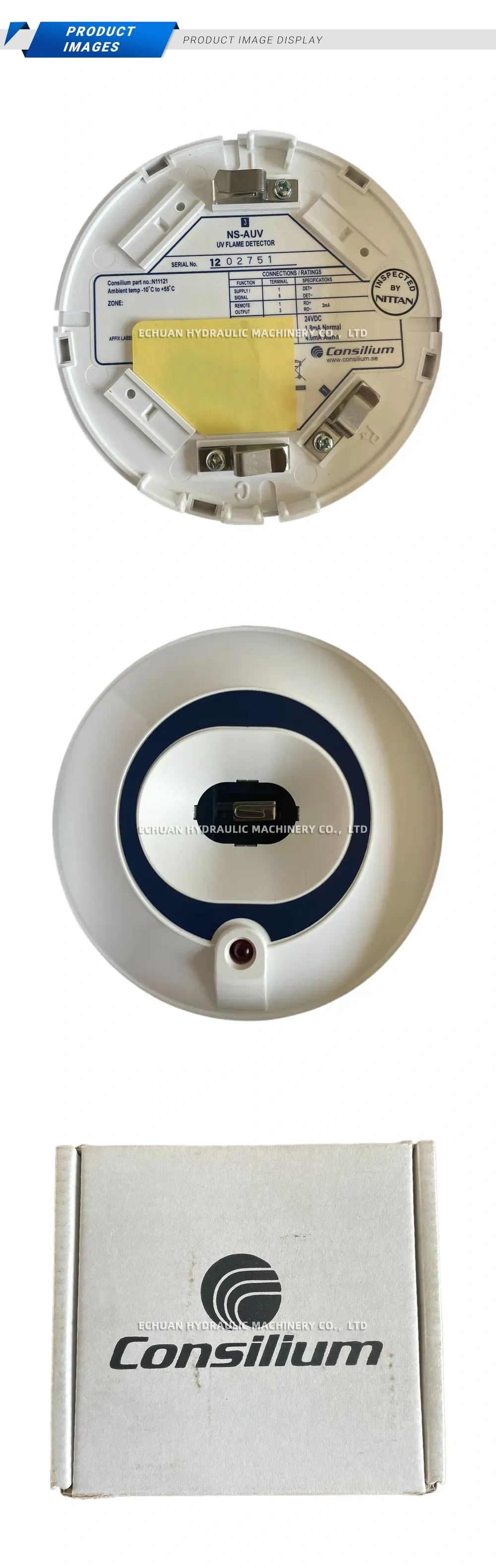 Consilium NS-AUV UV Flame Detector Description