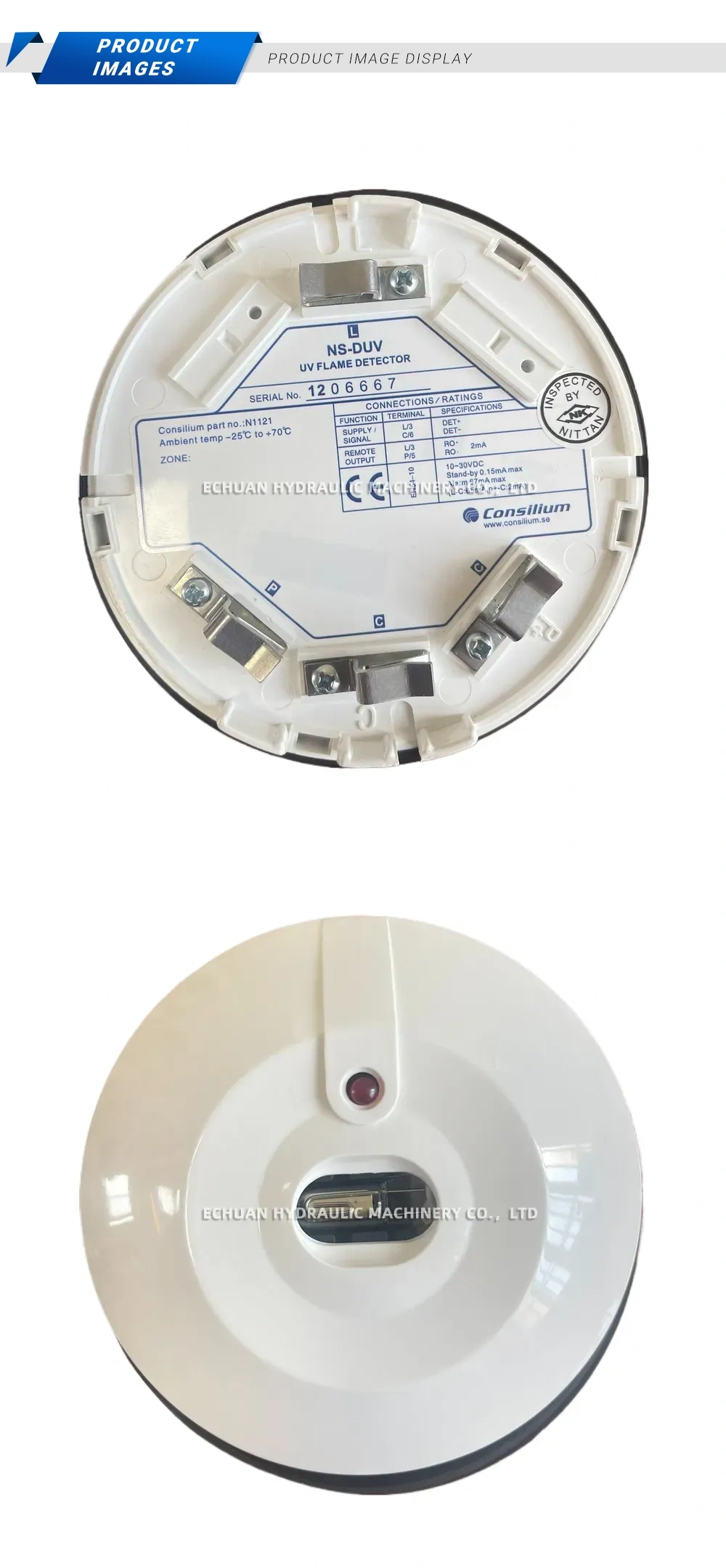 Consilium NS-DUV UV Flame Detector Description