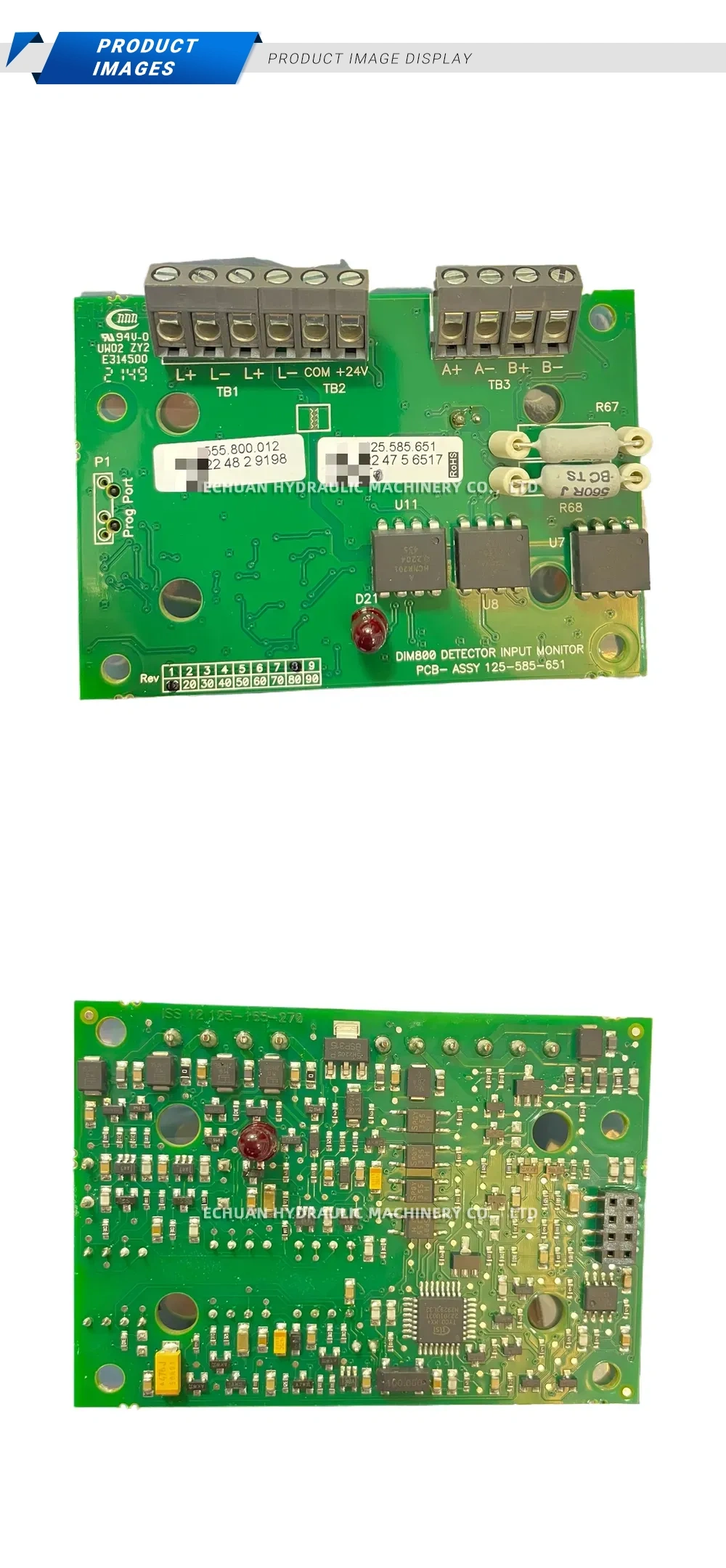DIM800 Detector Input Monitor PCB Assembly Description