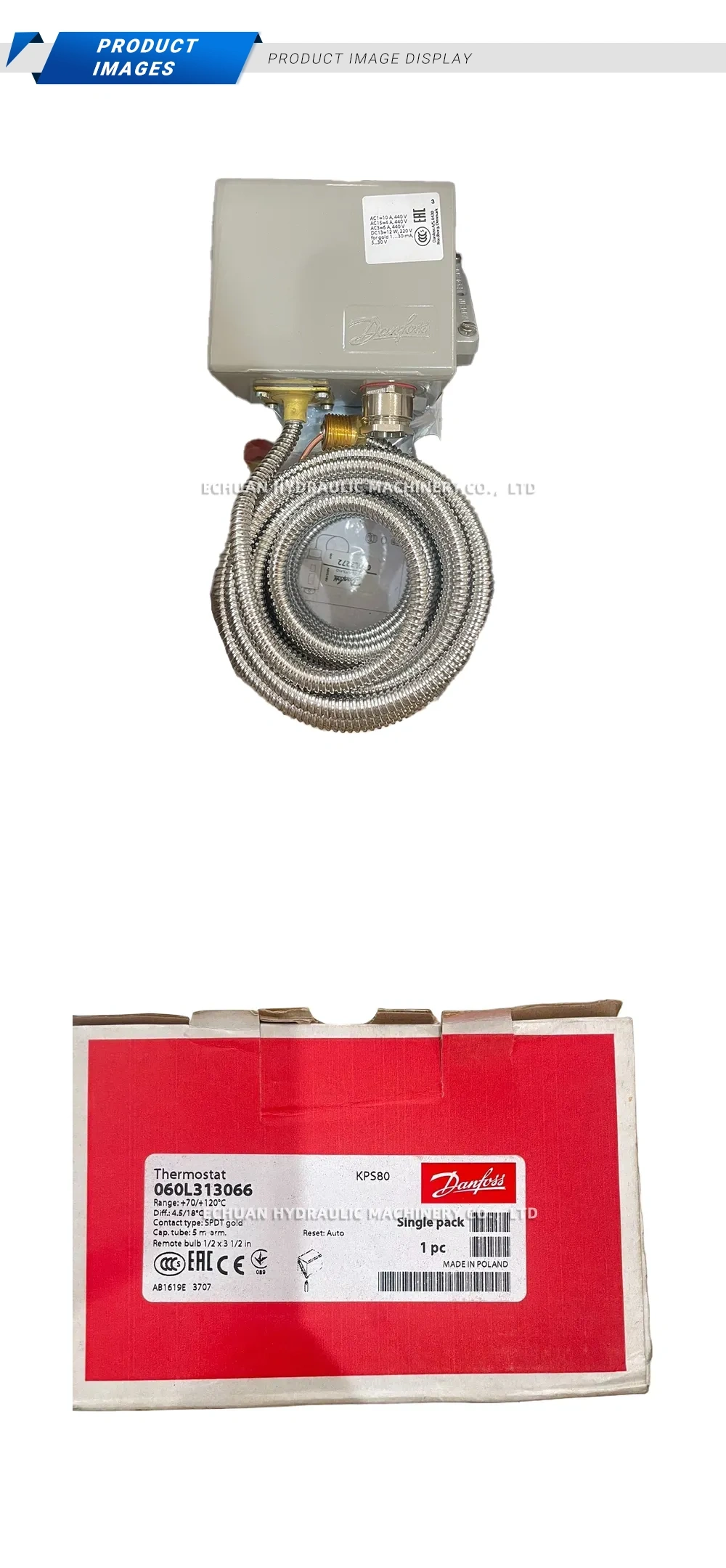 Danfoss 060L313066 Thermostat Description