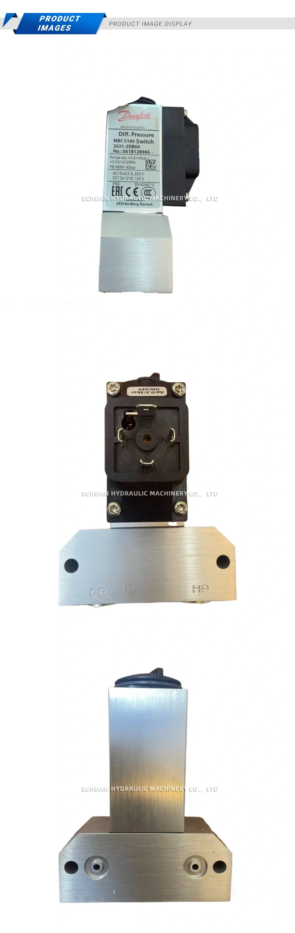 Danfoss MBC 5180 Differential Pressure Switch Description