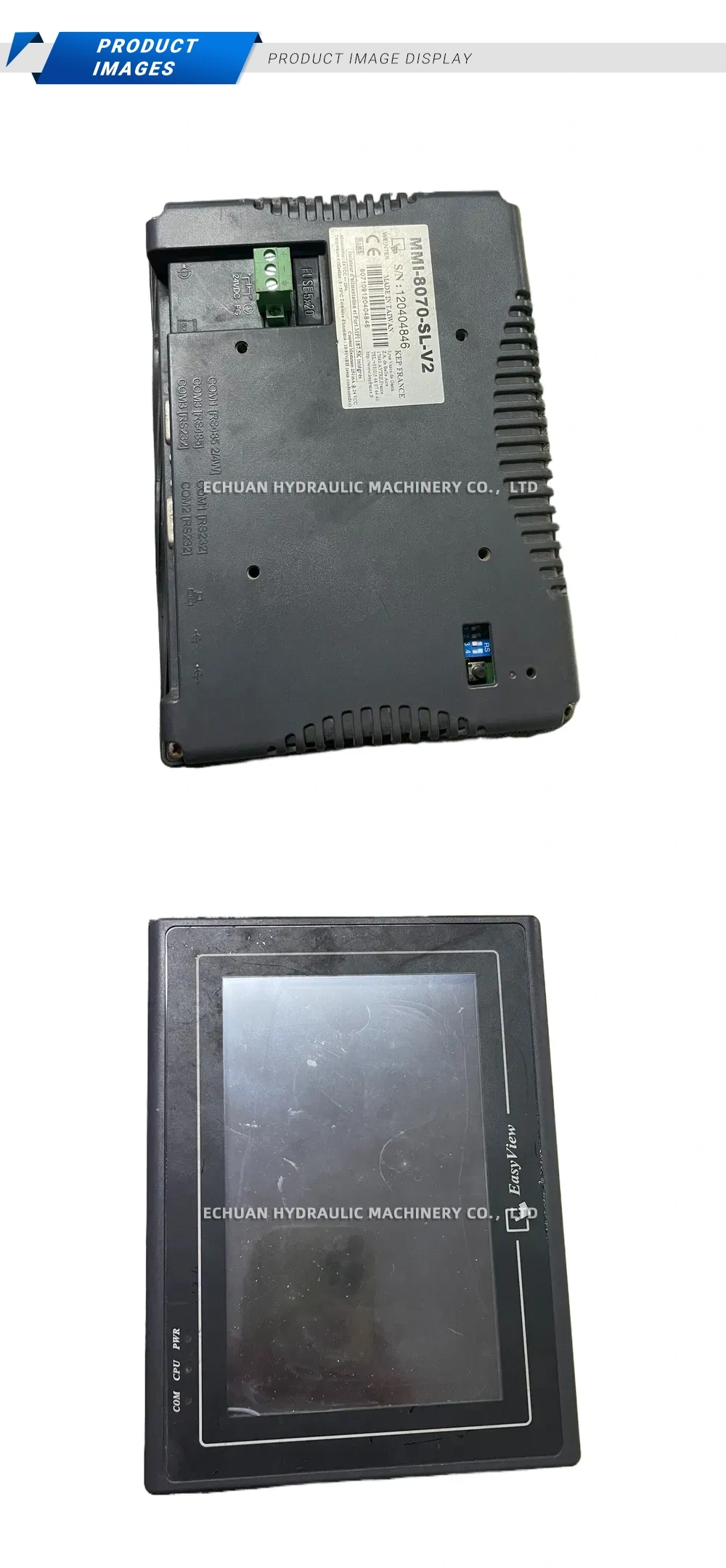 EasyView MMI-8070-SL-V2 HMI Touch Panel Description