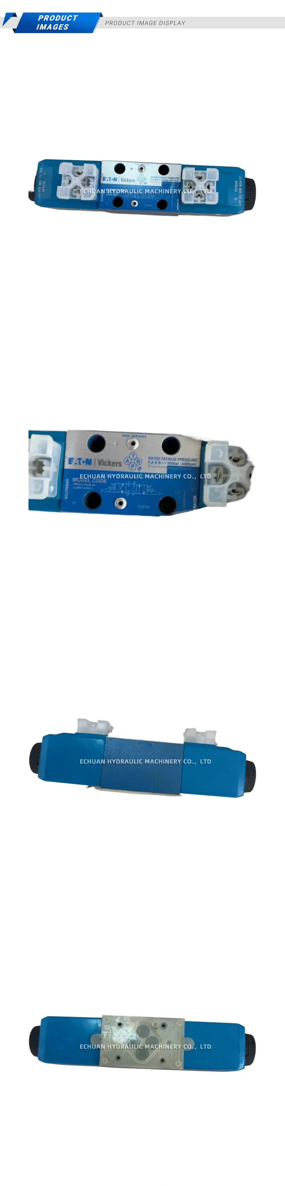 Eaton Vickers DG4V-3-2C-M-U-H7-60 Solenoid Operated Directional Control Valve Description