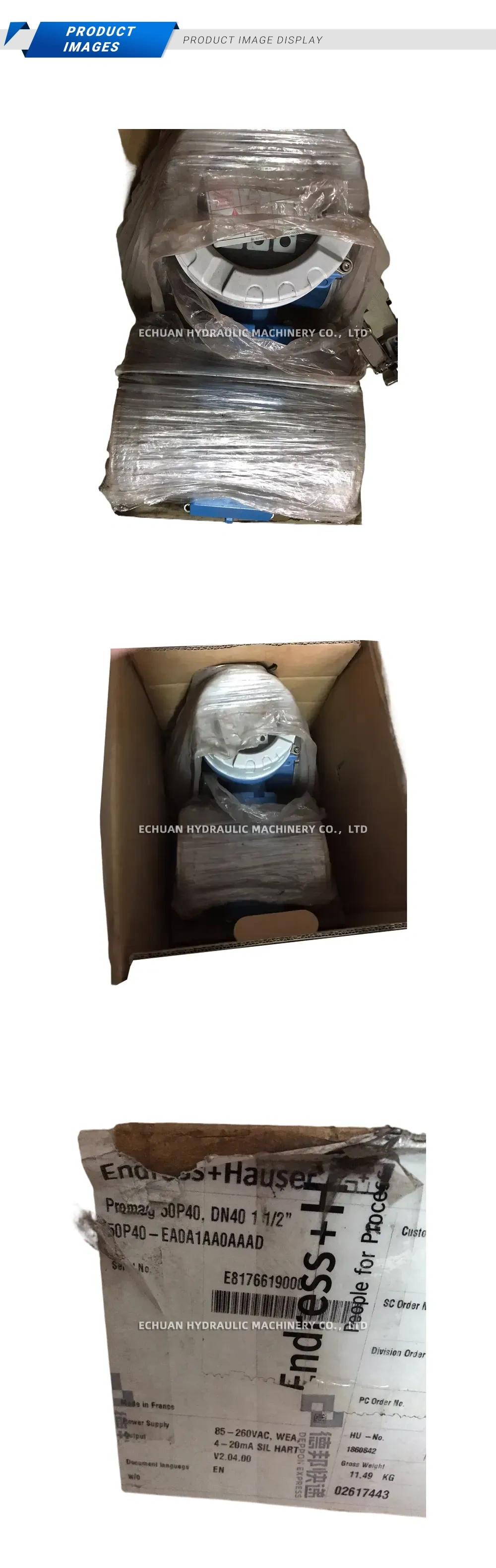 Endress+Hauser 50P40-EA0A1AA0AAAD Electromagnetic Flowmeter Description