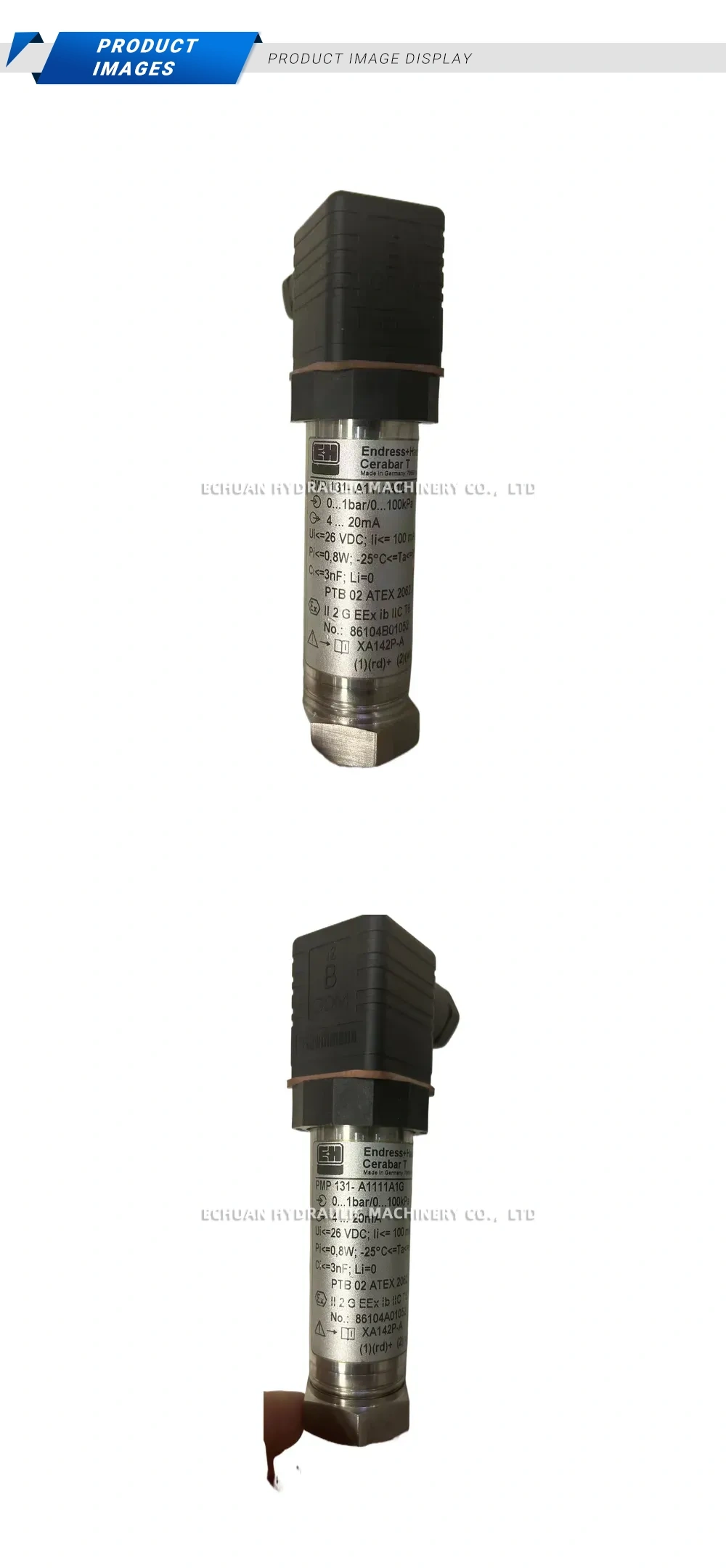 Endress+Hauser PMP 131-A1111A1G Cerabar T Pressure Transmitter Description