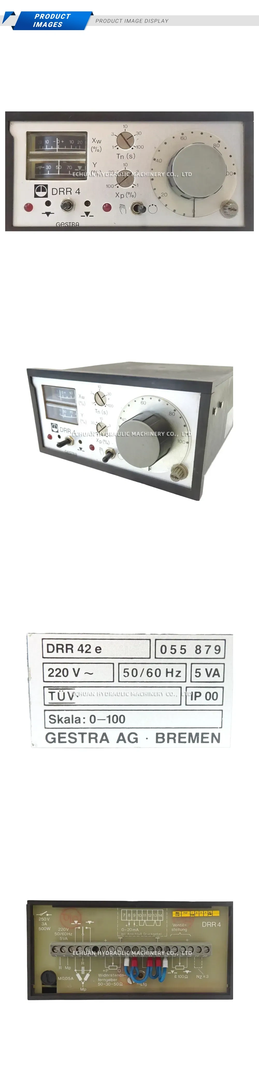 GESTRA DRR 42 e Electronic Process Controller Description