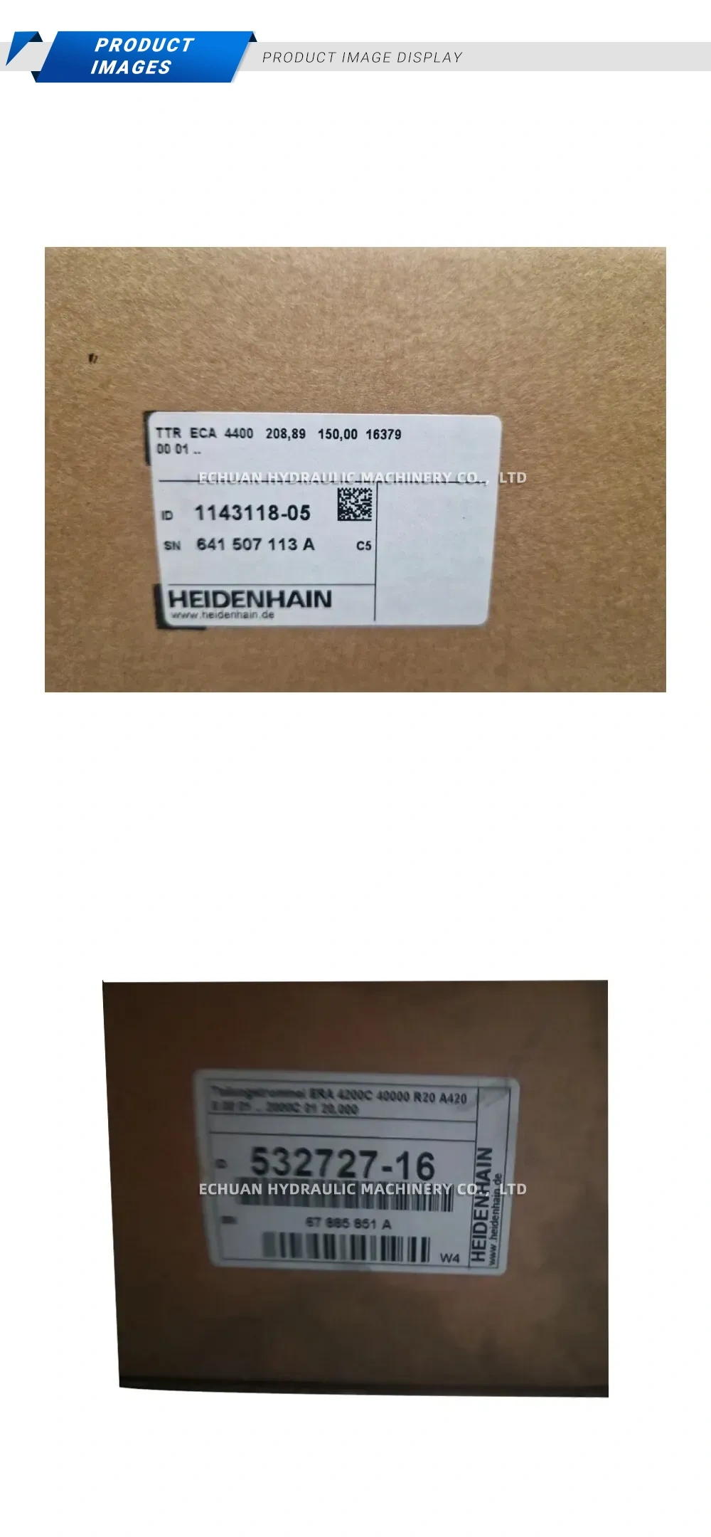 HEIDENHAIN 532727-16 / 1143118-05 Angle Encoder Components (Scale Drum and Module) Description