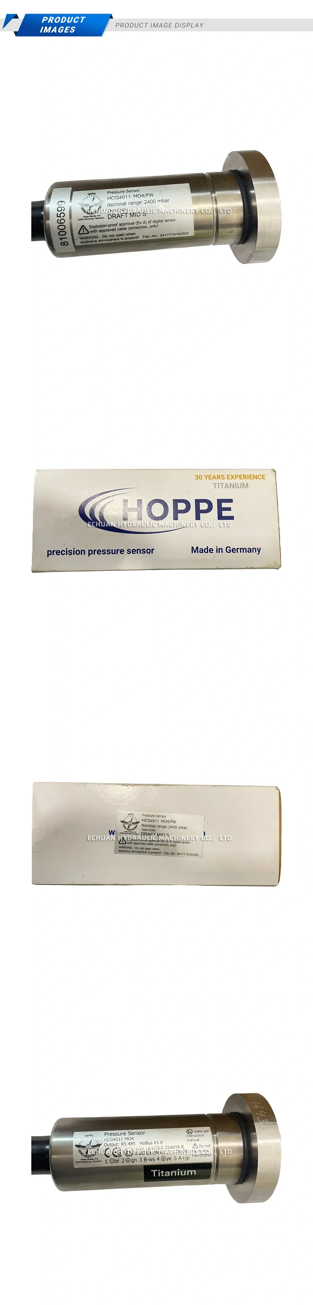 HOPPE HCG4011 MO4/FW Precision Pressure Sensor Description