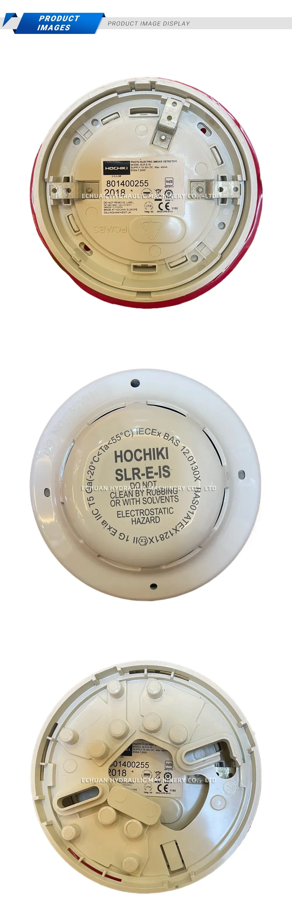 Hochiki SLR-E-IS Photo Electric Smoke Detector Description