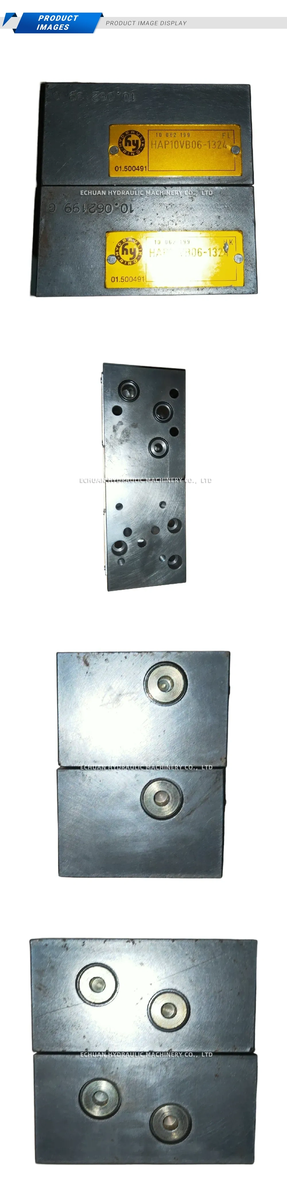 Hydraulik-Ring HAP10VB06-1324 Hydraulic Valve Block / Manifold Description