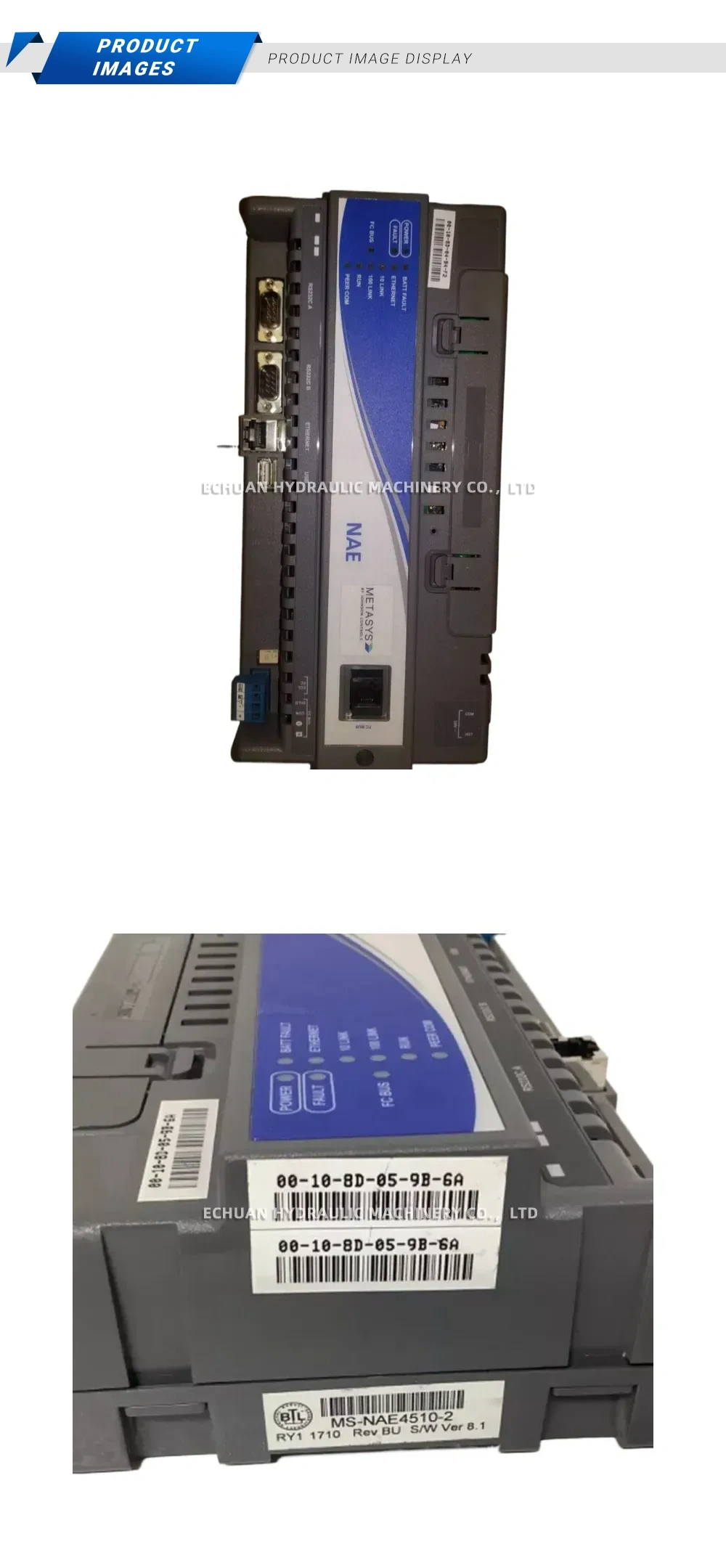 Johnson Controls MS-NAE4510-2 Network Automation Engine Description