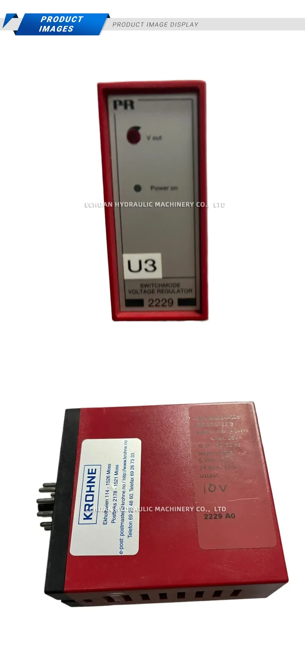 KROHNE 2229 Switchmode Voltage Regulator Description