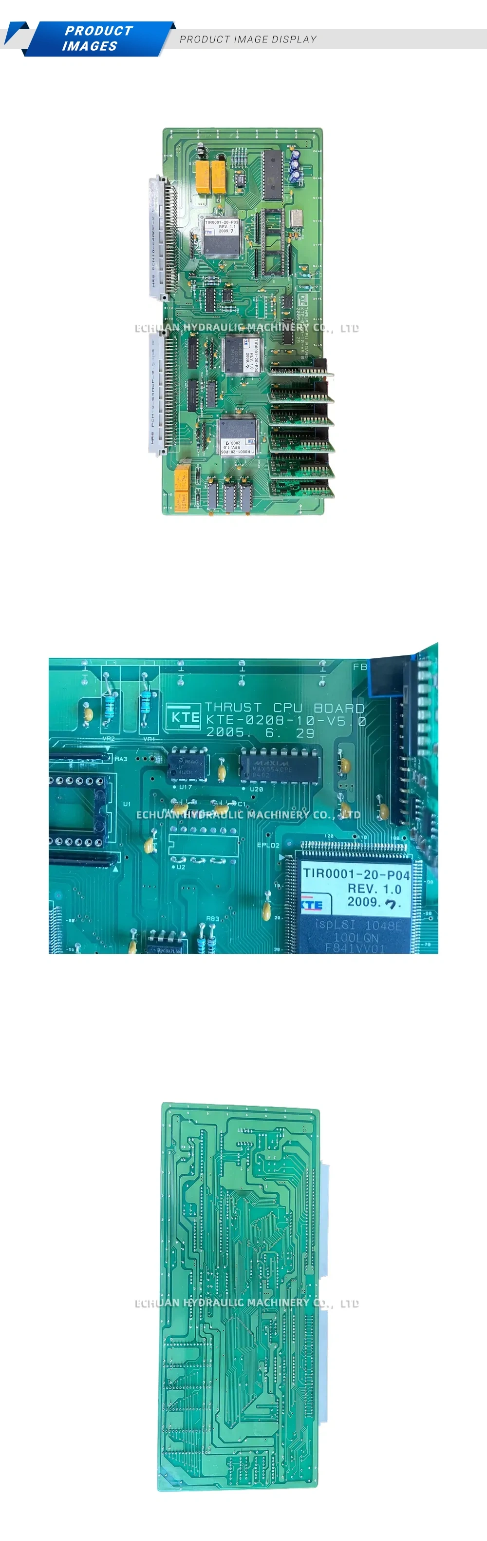 KTE KTE-0208-10-V5.0 Thrust CPU Board Description