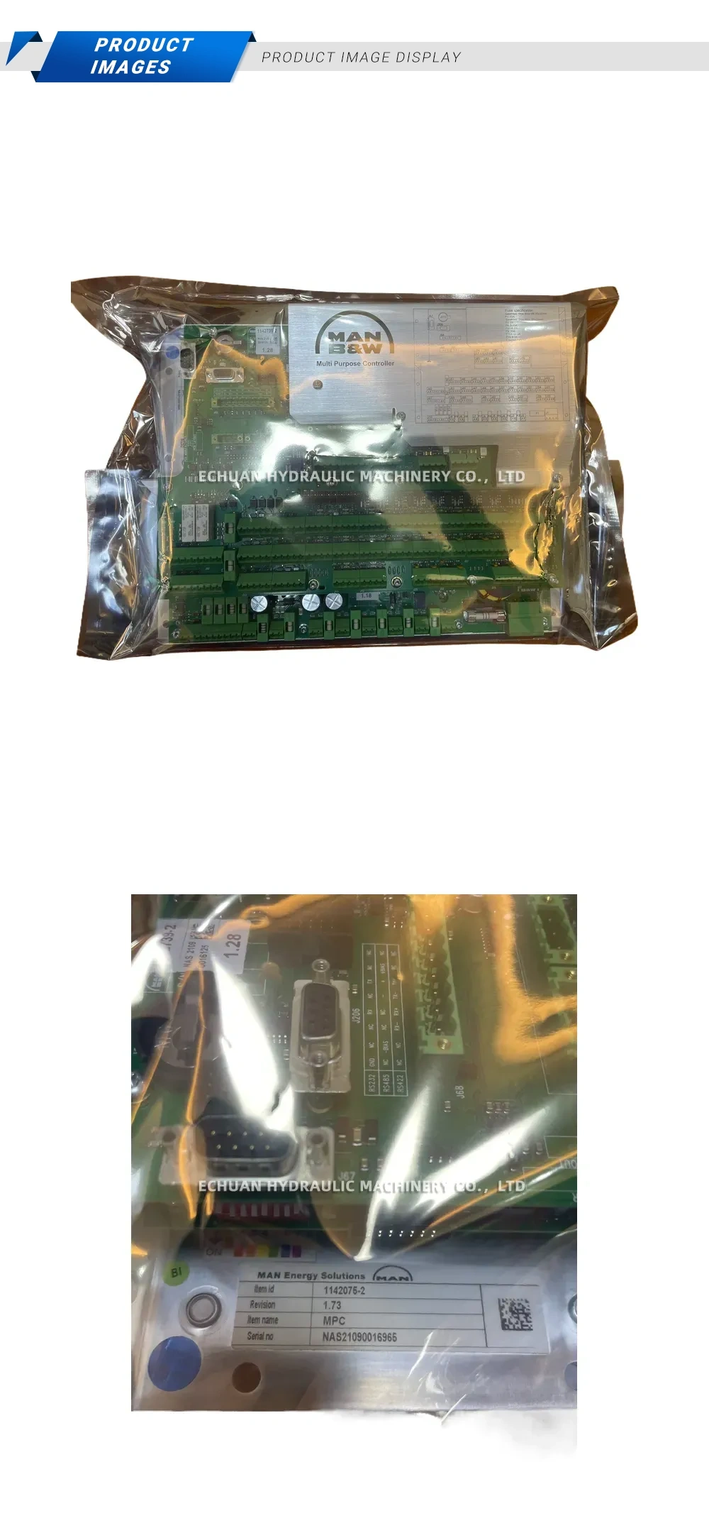 MAN Energy Solutions 1142075-2 Multi Purpose Controller Description