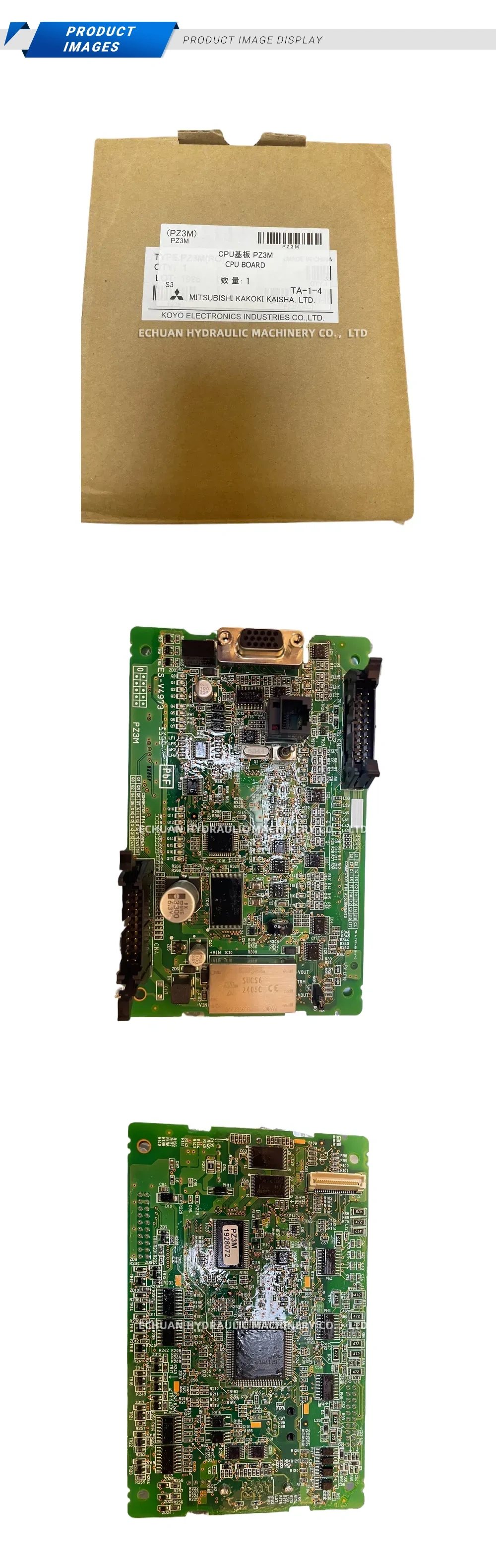 Mitsubishi PZ3M CPU Board Description