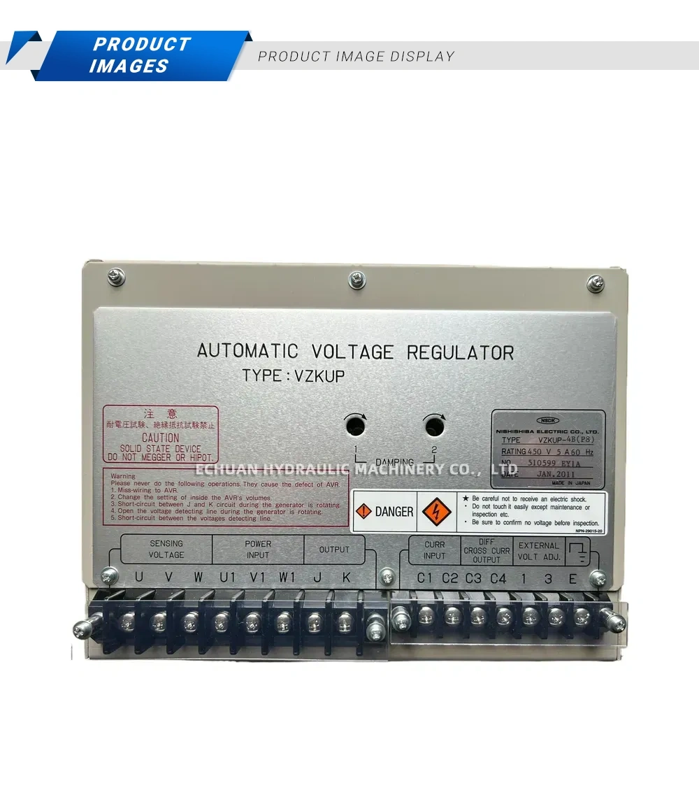 NISHISHIBA ELECTRIC VZKUP-48(P8) Automatic Voltage Regulator Description