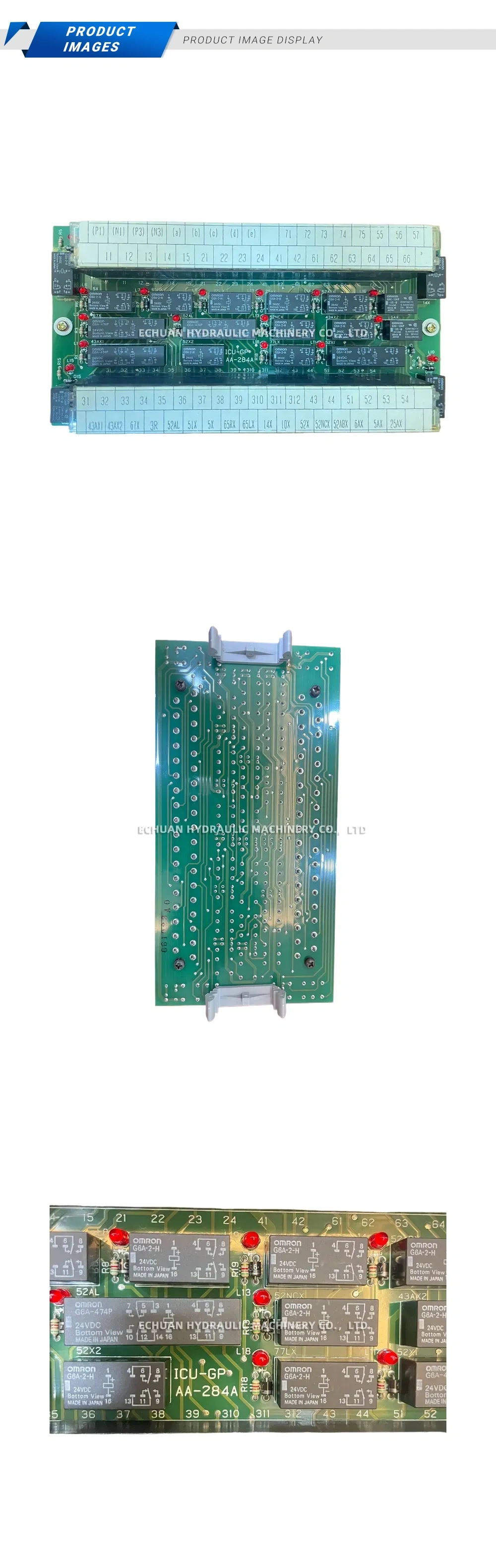 Omron AA-284A Relay PCB Board Description