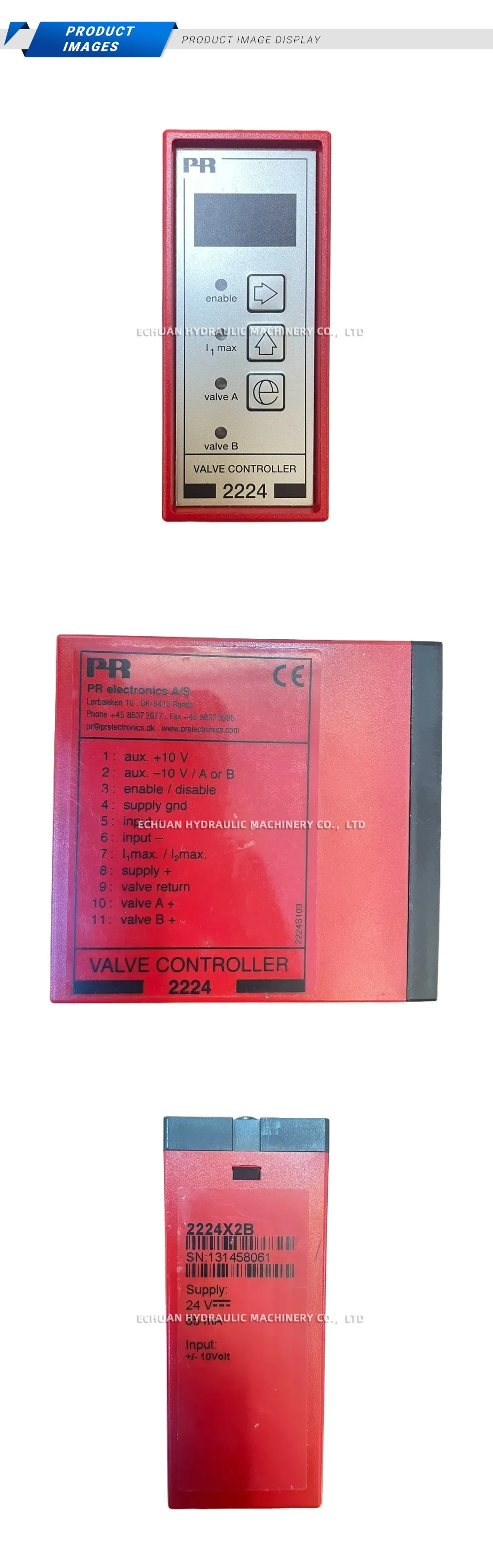 PR electronics 2224X2B Valve Controller Description