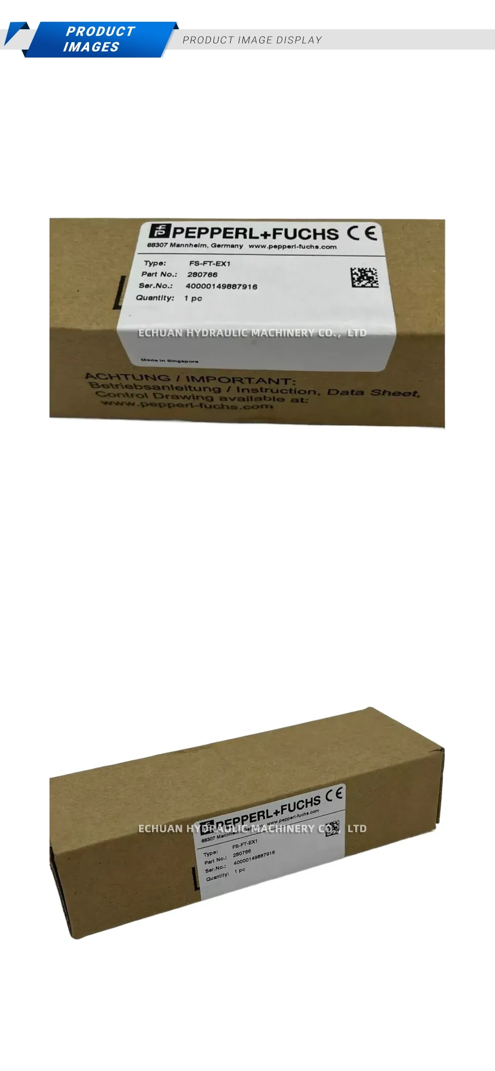 Pepperl+Fuchs FS-FT-EX1 Industrial Automation Component Description