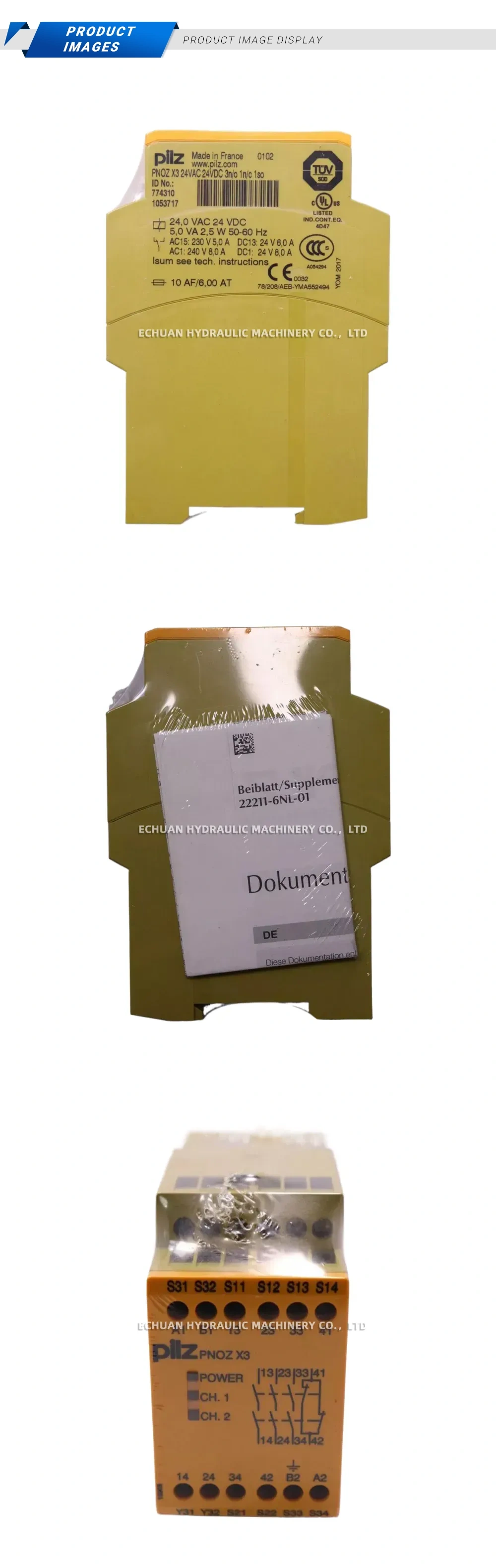 Pilz PNOZ X3 Safety Relay Description