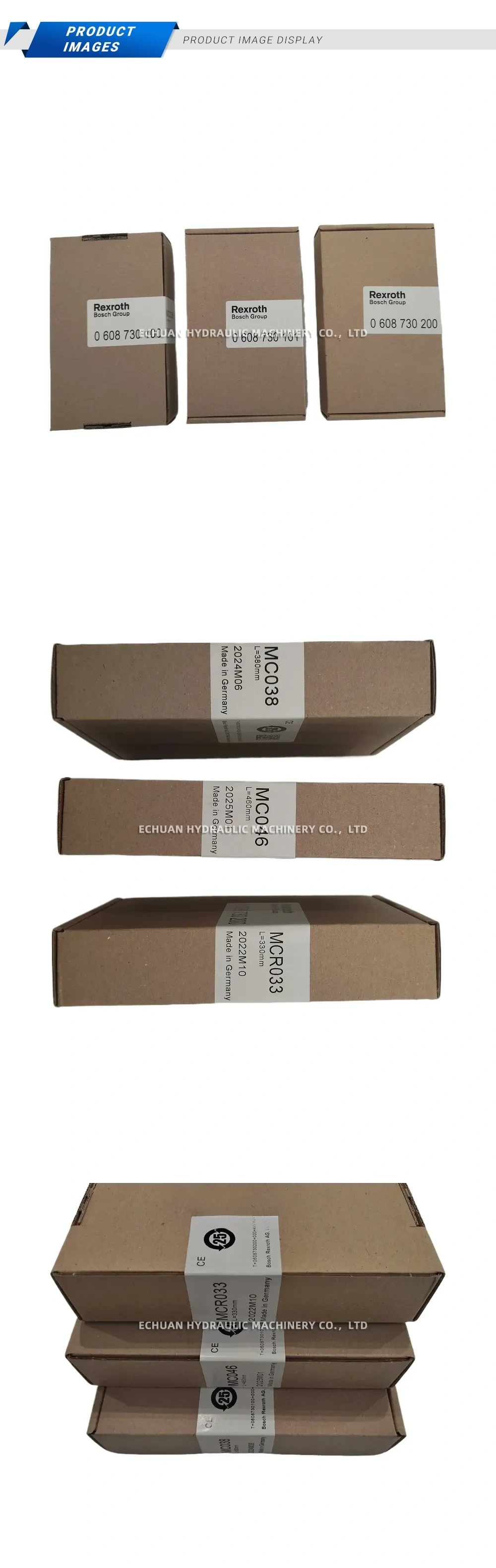 Rexroth 0 608 730 100, 0 608 730 101, 0 608 730 200 (MC038, MC046, MCR033) Industrial Connection Cable Description