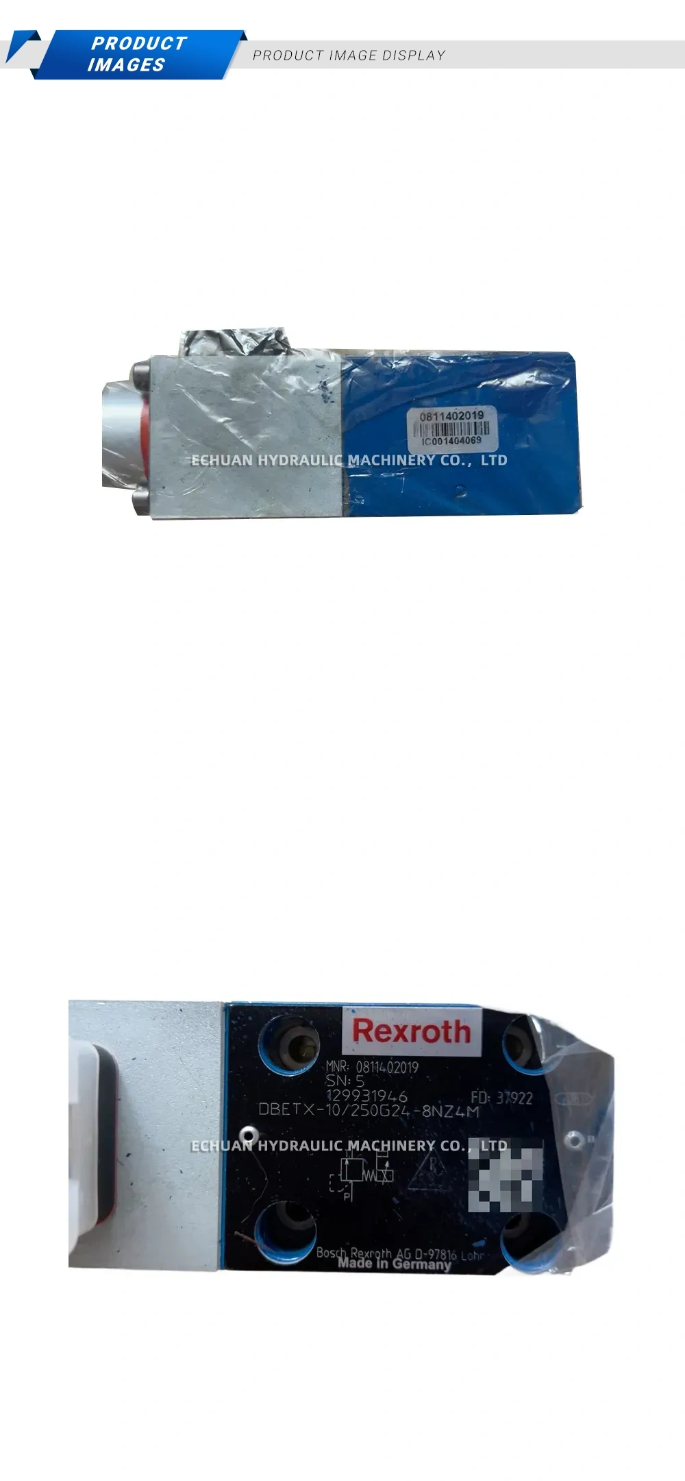 Rexroth 0811402019 Hydraulic Pressure Reducing Valve Description