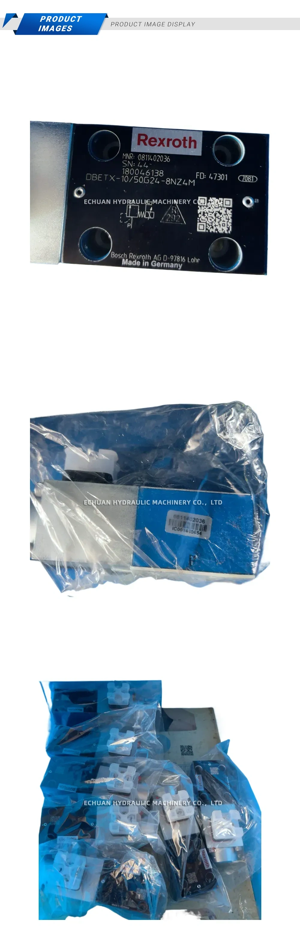 Rexroth 0811402036 Proportional Pressure Reducing Valve Description