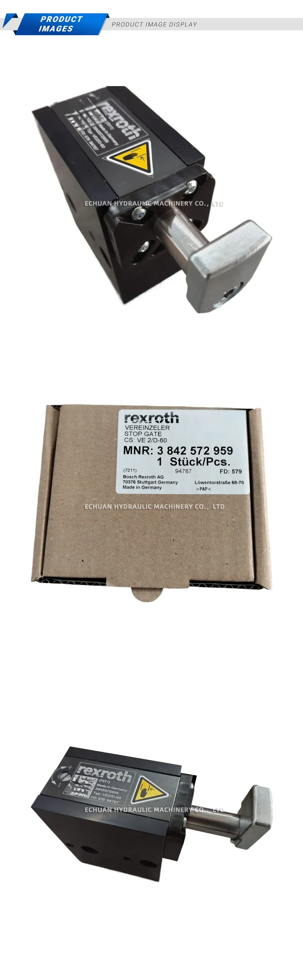 Rexroth 3 842 572 959 Stop Gate Description