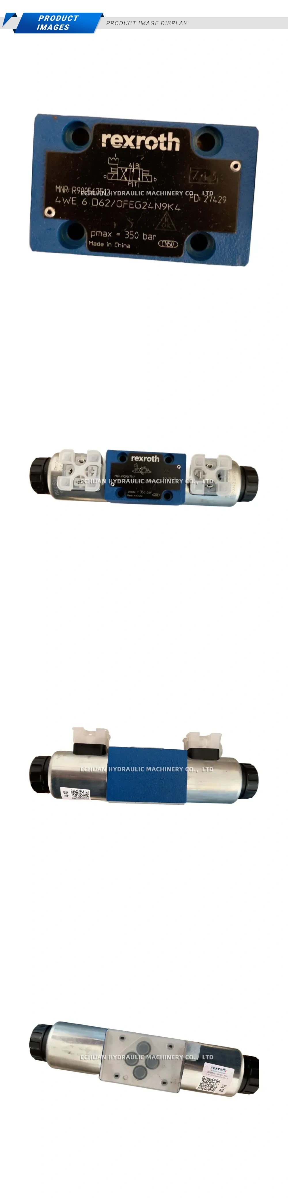 Rexroth 4WE 6 D62/OFEG24N9K4 Directional Control Valve Description