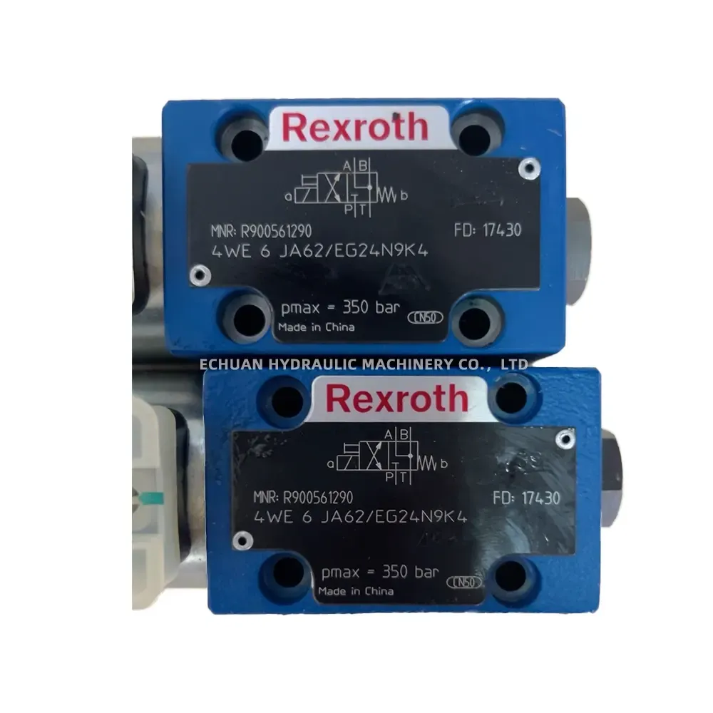 Rexroth 4WE 6 JA62/EG24N9K4 Hydraulic Solenoid Directional Valve
