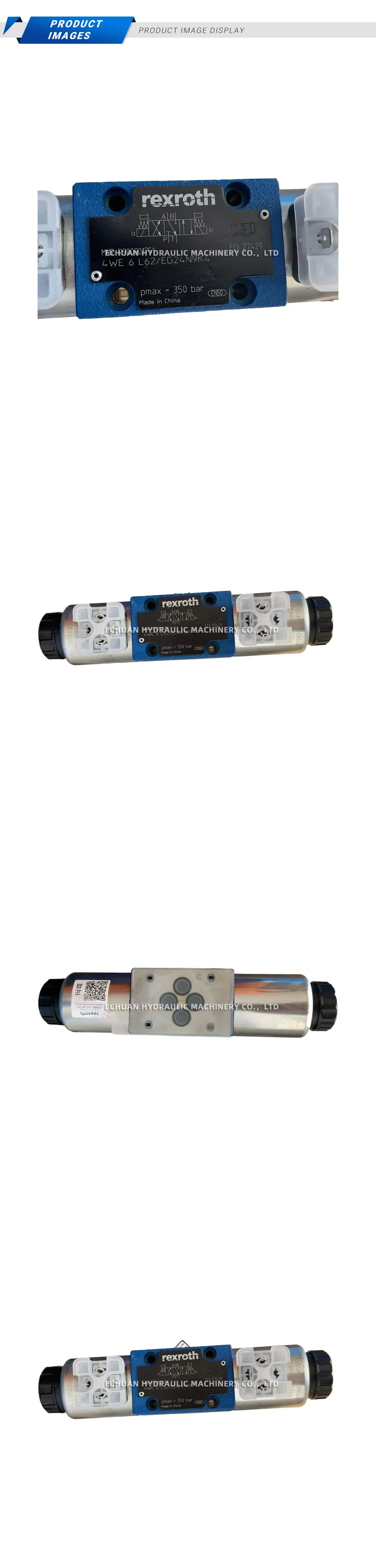 Rexroth 4WE 6 L62/EG24N9K4 Directional Control Valve Description