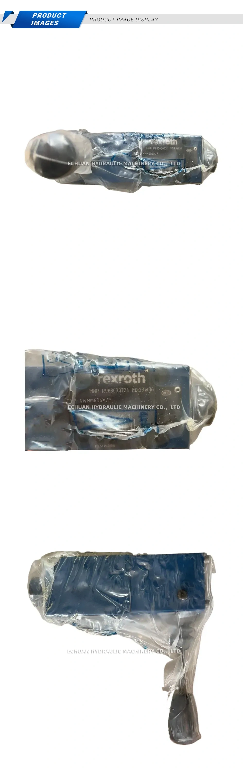 Rexroth 4WMM6D6X/F Hydraulic Directional Control Valve Description