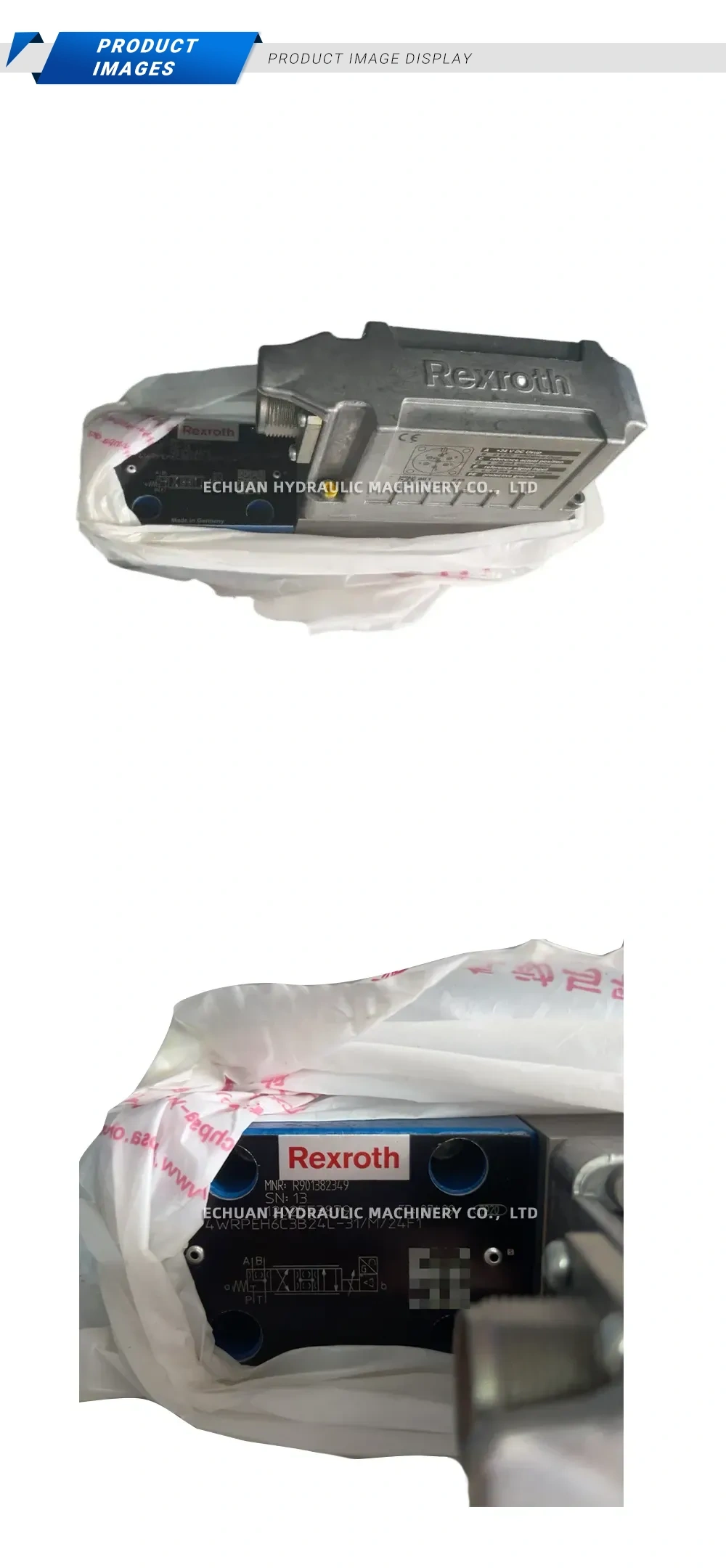 Rexroth 4WRPEH6C3B24L-3X/M/24F1 Proportional Directional Control Valve Description