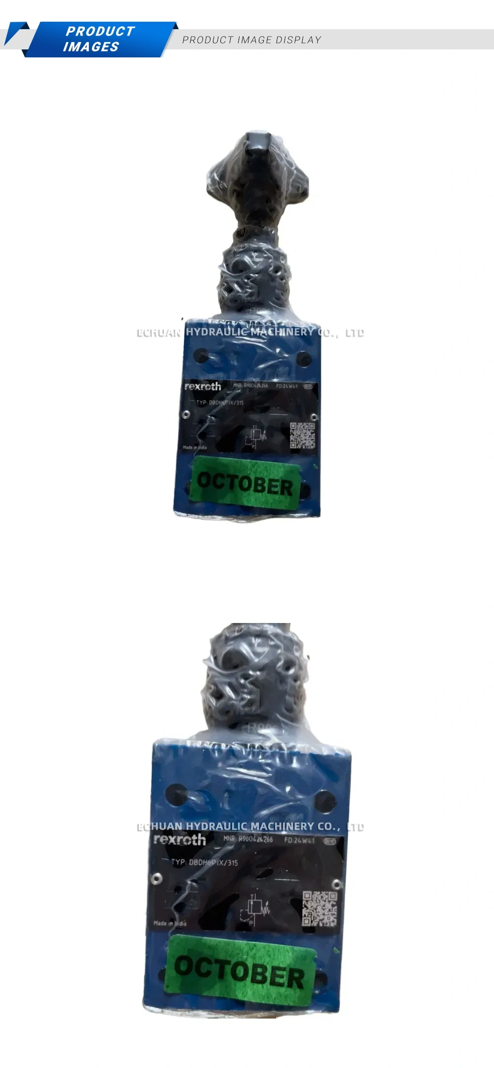 Rexroth DBDH6P1X/315 Direct-acting pressure relief valve Description