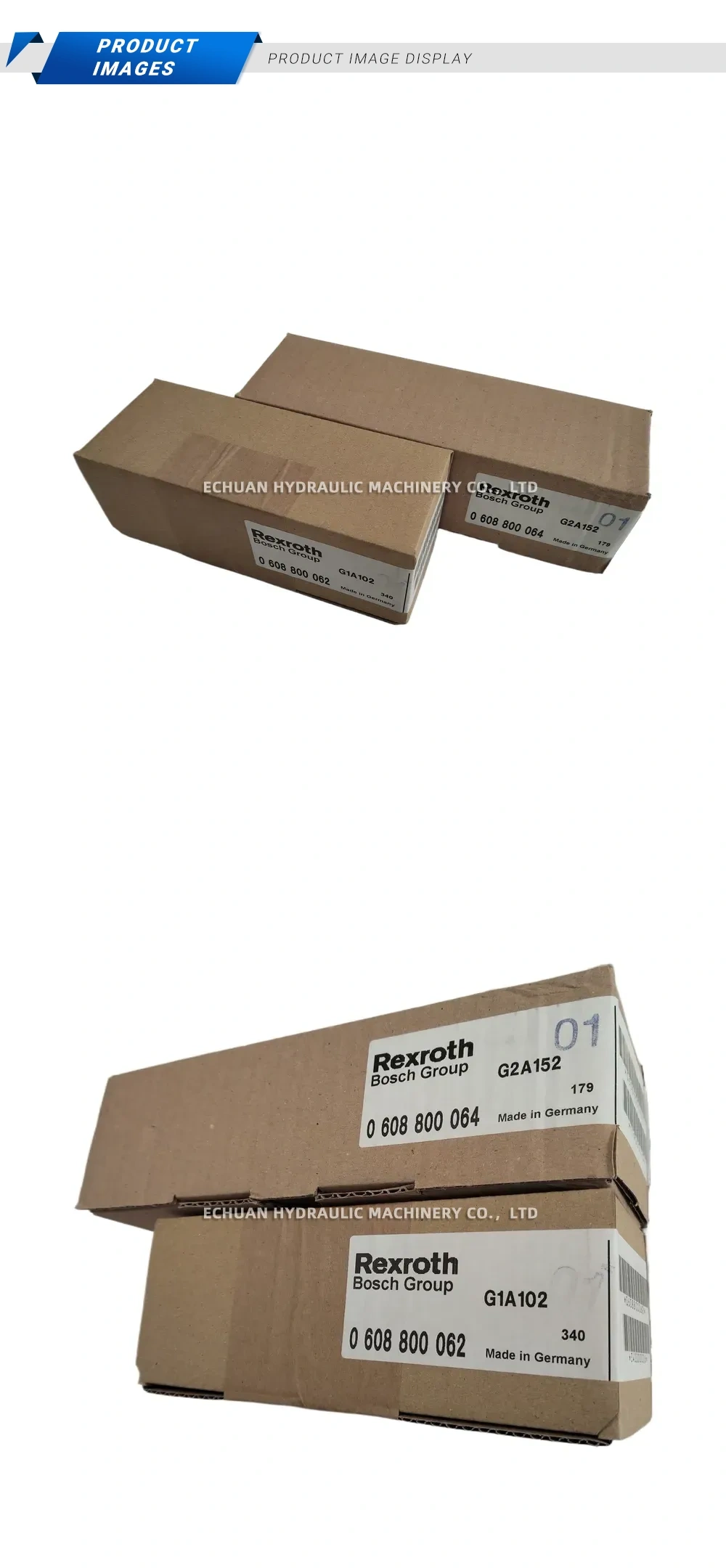 Rexroth G1A102 / G2A152 Straight Output Head Description