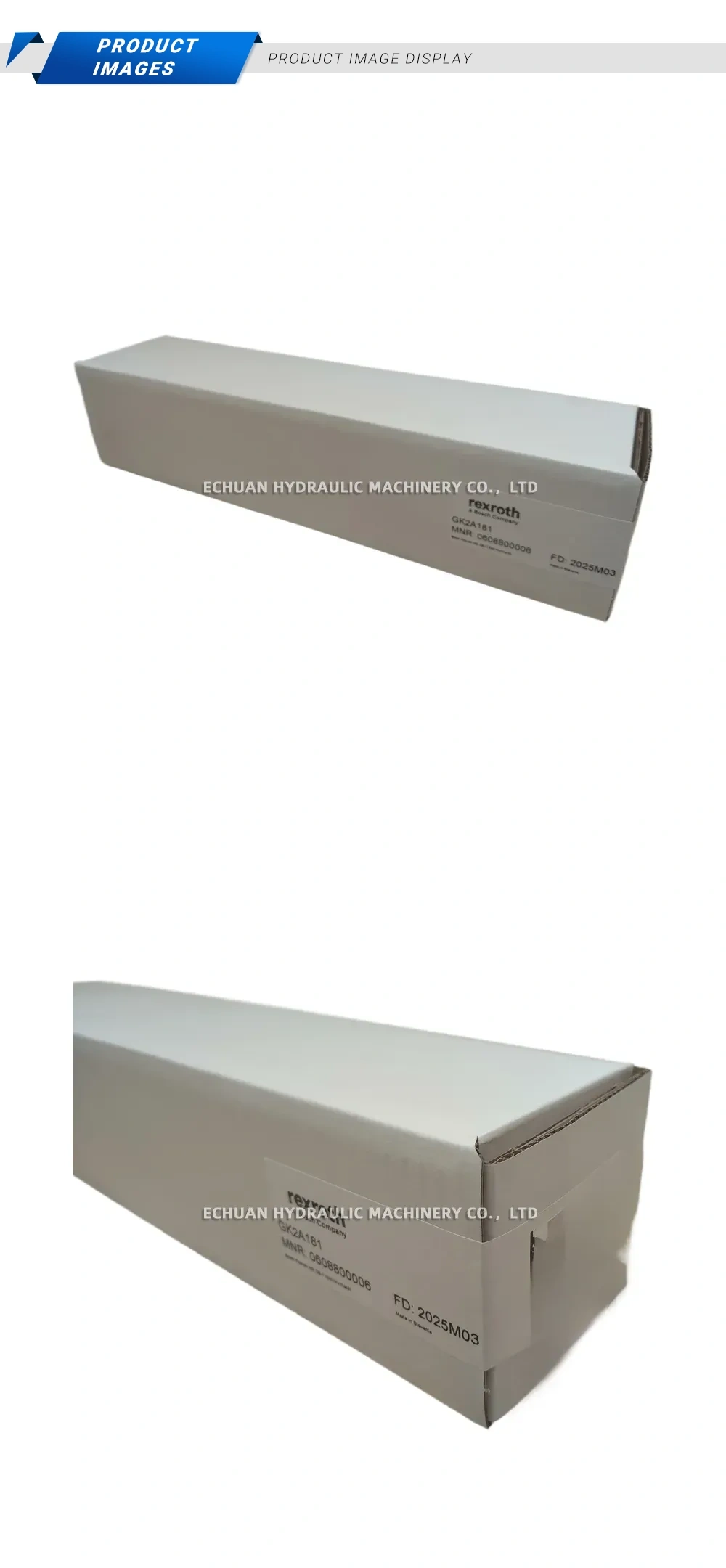 Rexroth GK2A181 Straight Output Head Description